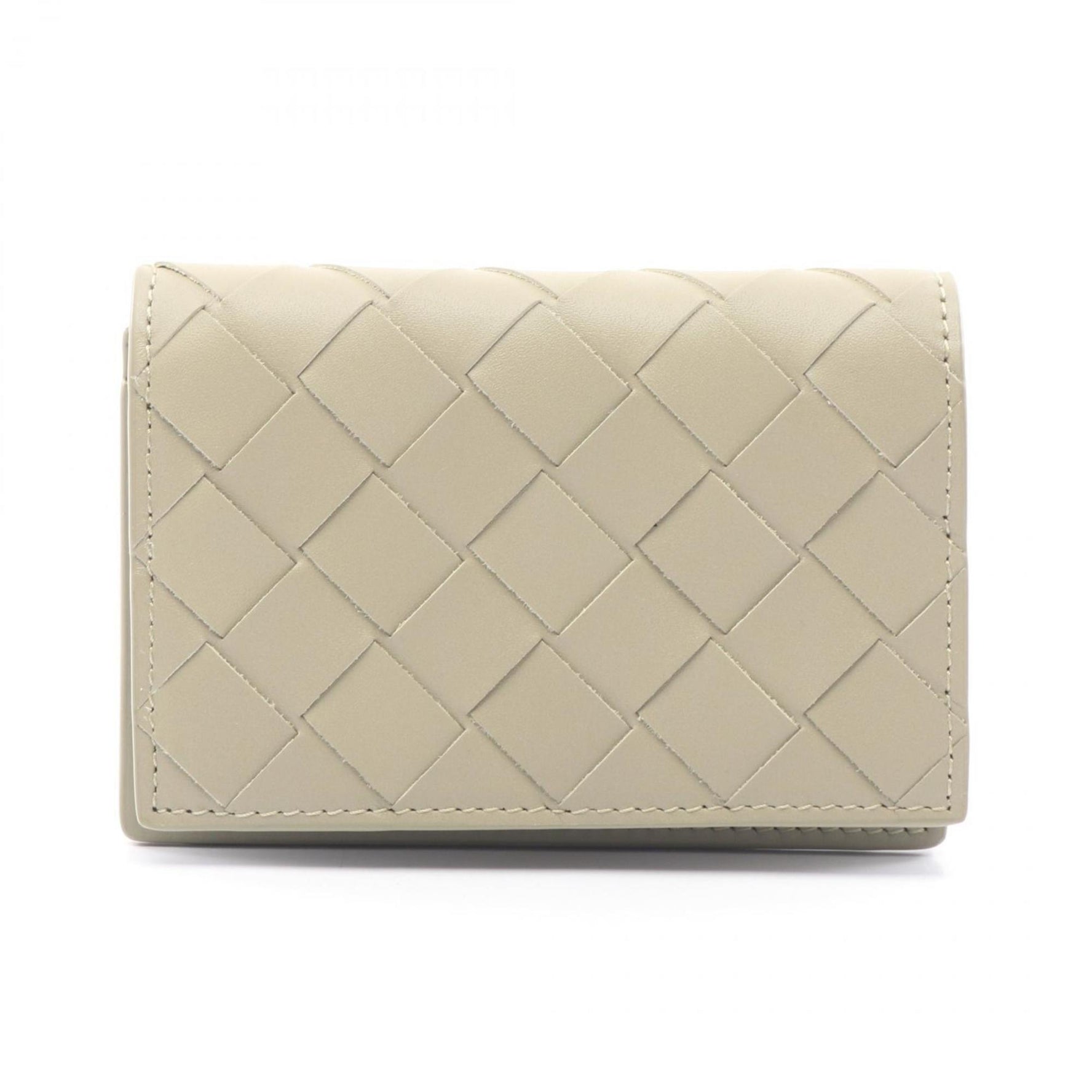 BOTTEGA VENETA Intrecciato Business Card Holder/Card Case Leather