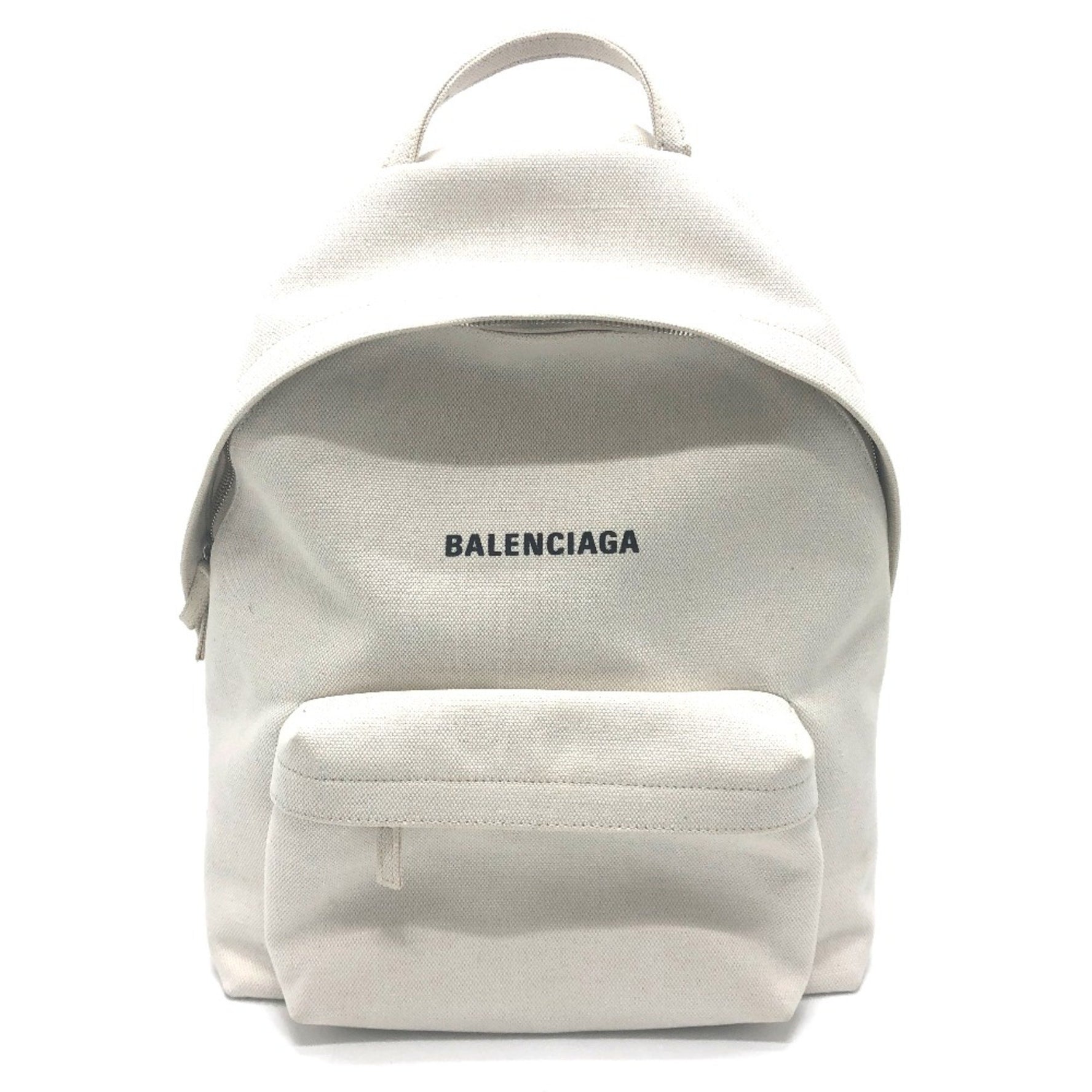 Balenciaga logo Backpack White