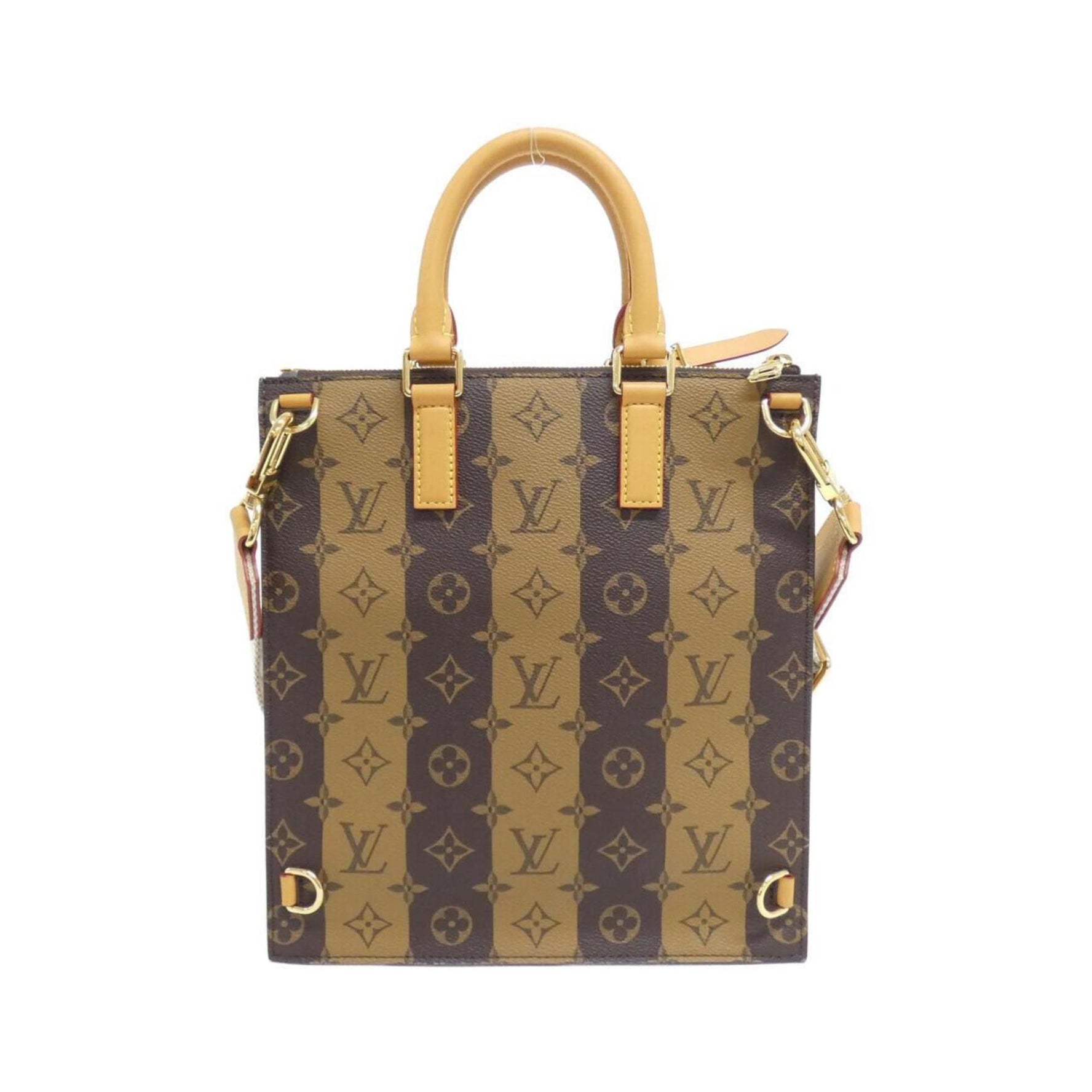 Louis Vuitton Monogram Stripe (LV Squared) Sac Plat Messenger Handbag