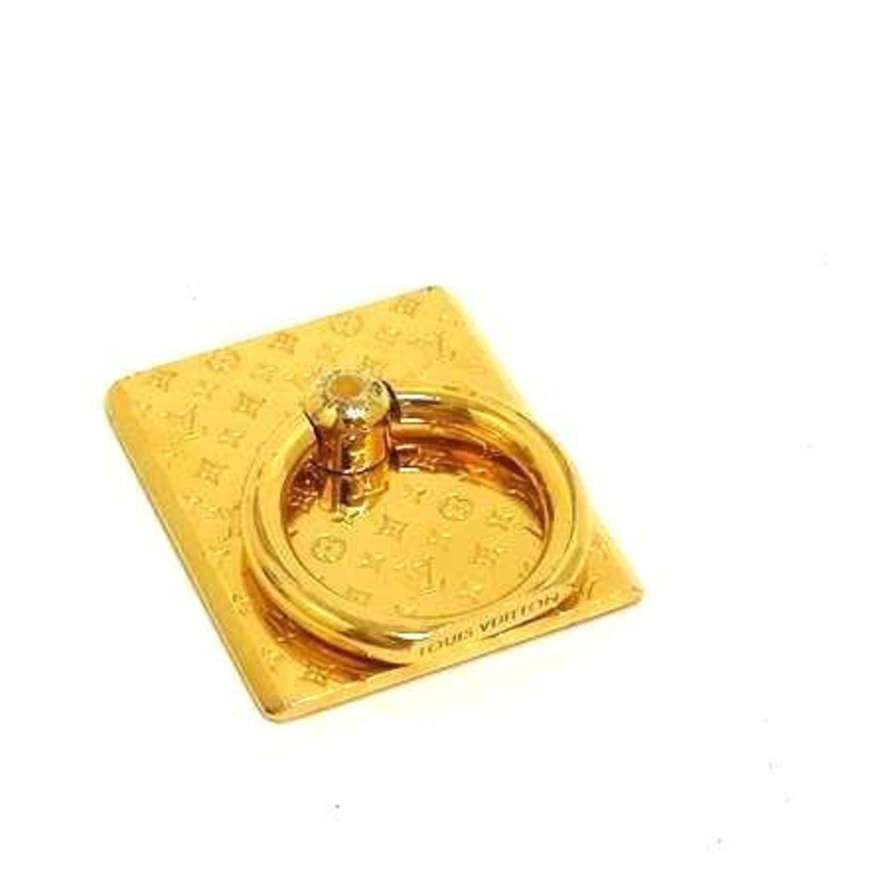 LOUIS VUITTON Louis Vuitton Smartphone Ring Support Telephone Nanogram Metal Men's and