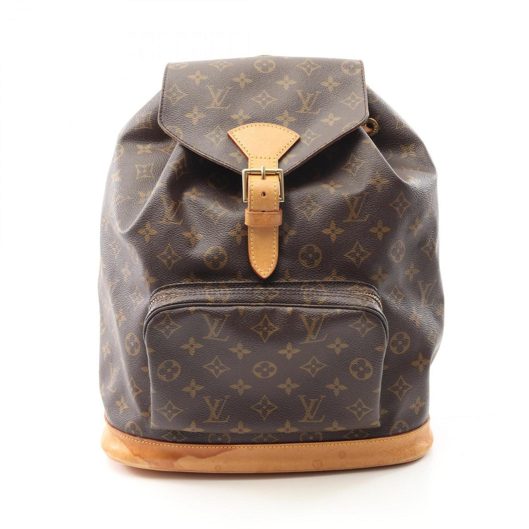 Louis Vuitton Montsouris GM Monogram Backpack Coated Canvas Leather