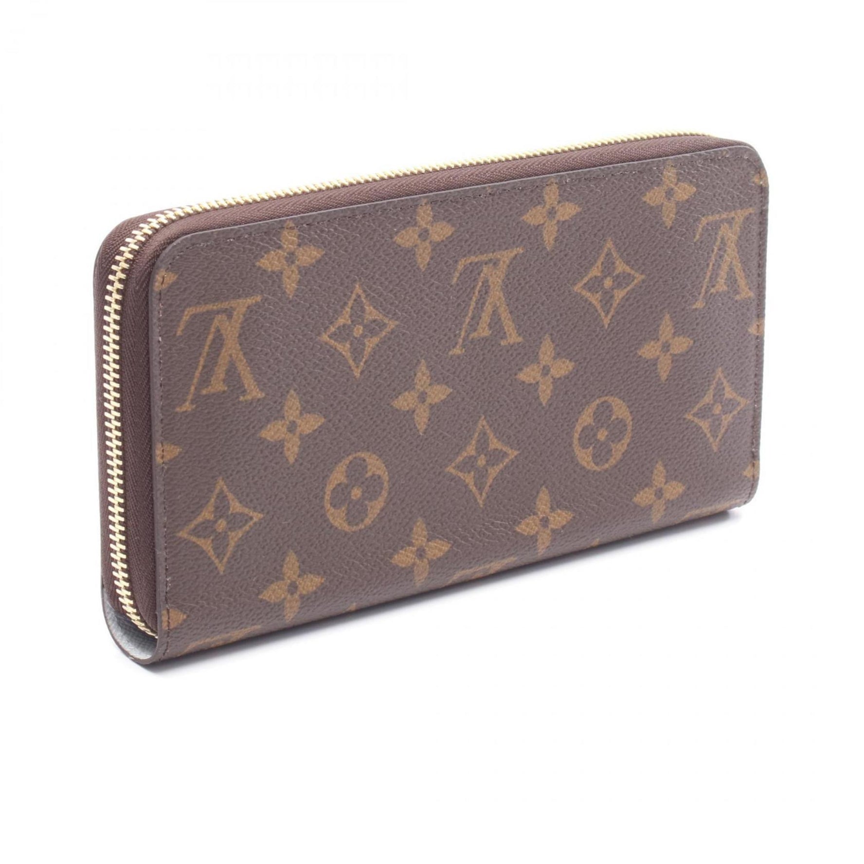 Louis Vuitton Zippy Wallet, Round Long PVC Coated Canvas, Monogram