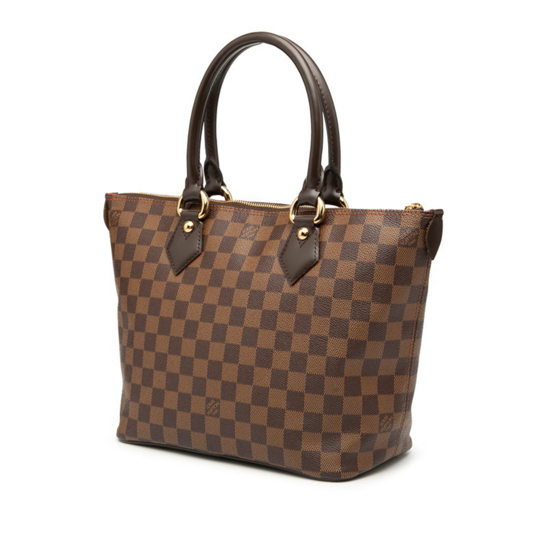 Louis Vuitton Damier Saleya PM Handbag Leather LOUIS VUITTON
