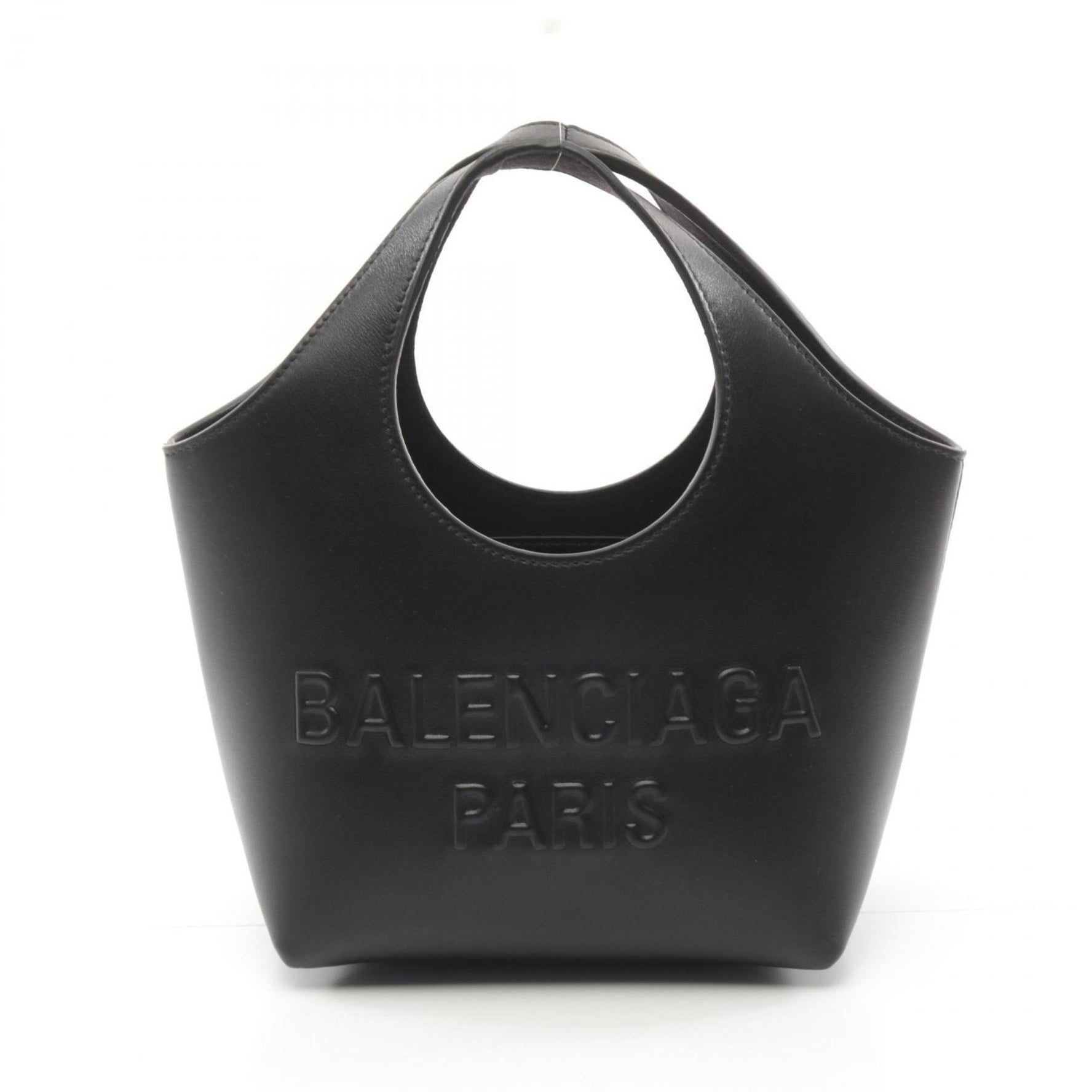 BALENCIAGA Mary Kate XS Tote Bag Leather Women's Black 7470362AAID1000
