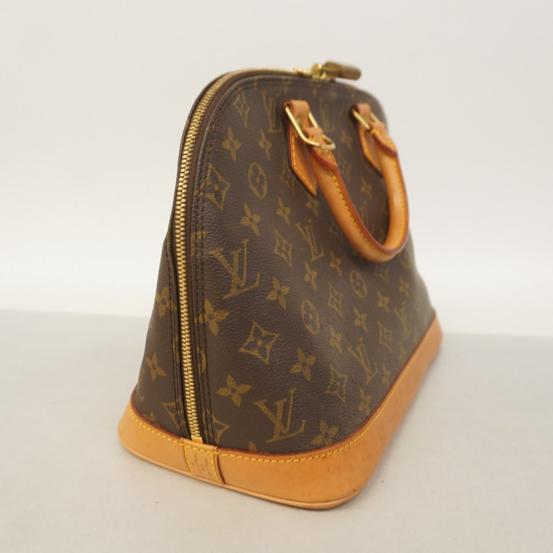 Louis Vuitton Monogram Alma Handbag M51130 Brown Women's