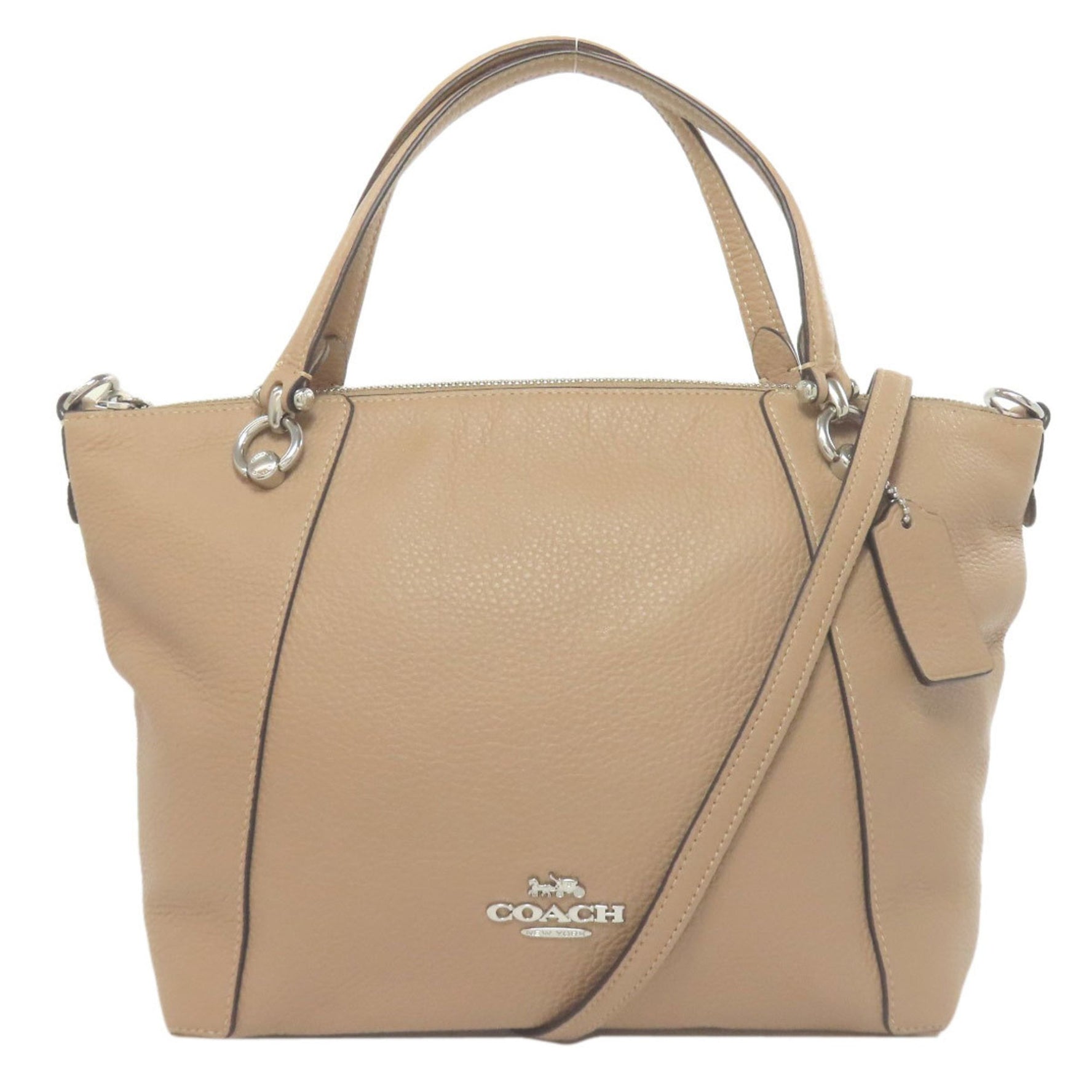 Coach Casey Satchel Handbag Leather