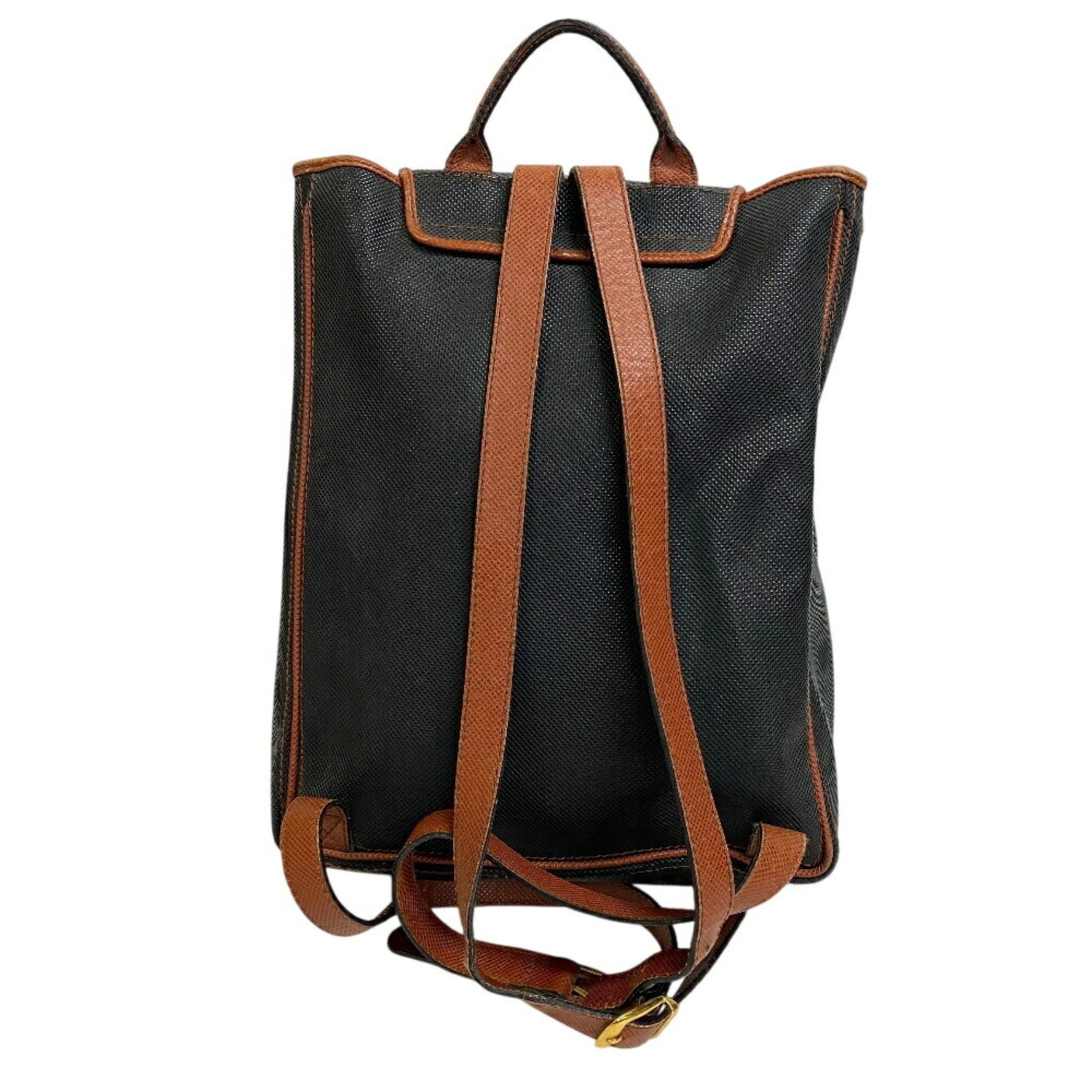 BOTTEGA VENETA Marco Polo Backpack/Daypack, Navy Blue, Men's