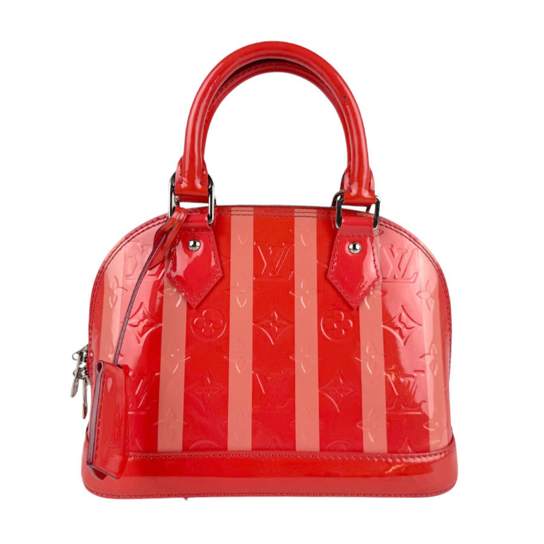 LOUIS VUITTON Handbag Shoulder Bag Vernis Rayeur Alma BB Monogram Poppy Petal Women's z4115
