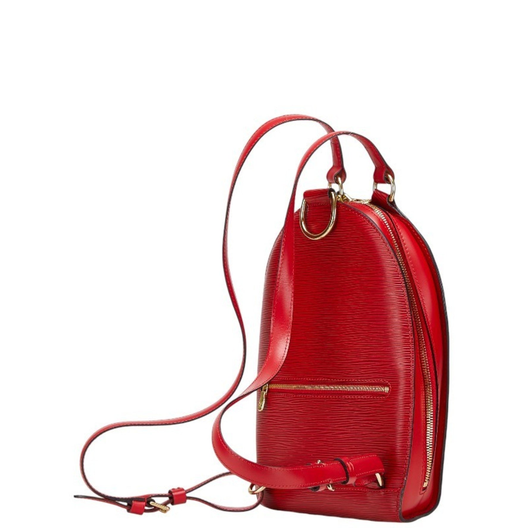 Louis Vuitton Epi Mabion Backpack Castilian Red Leather