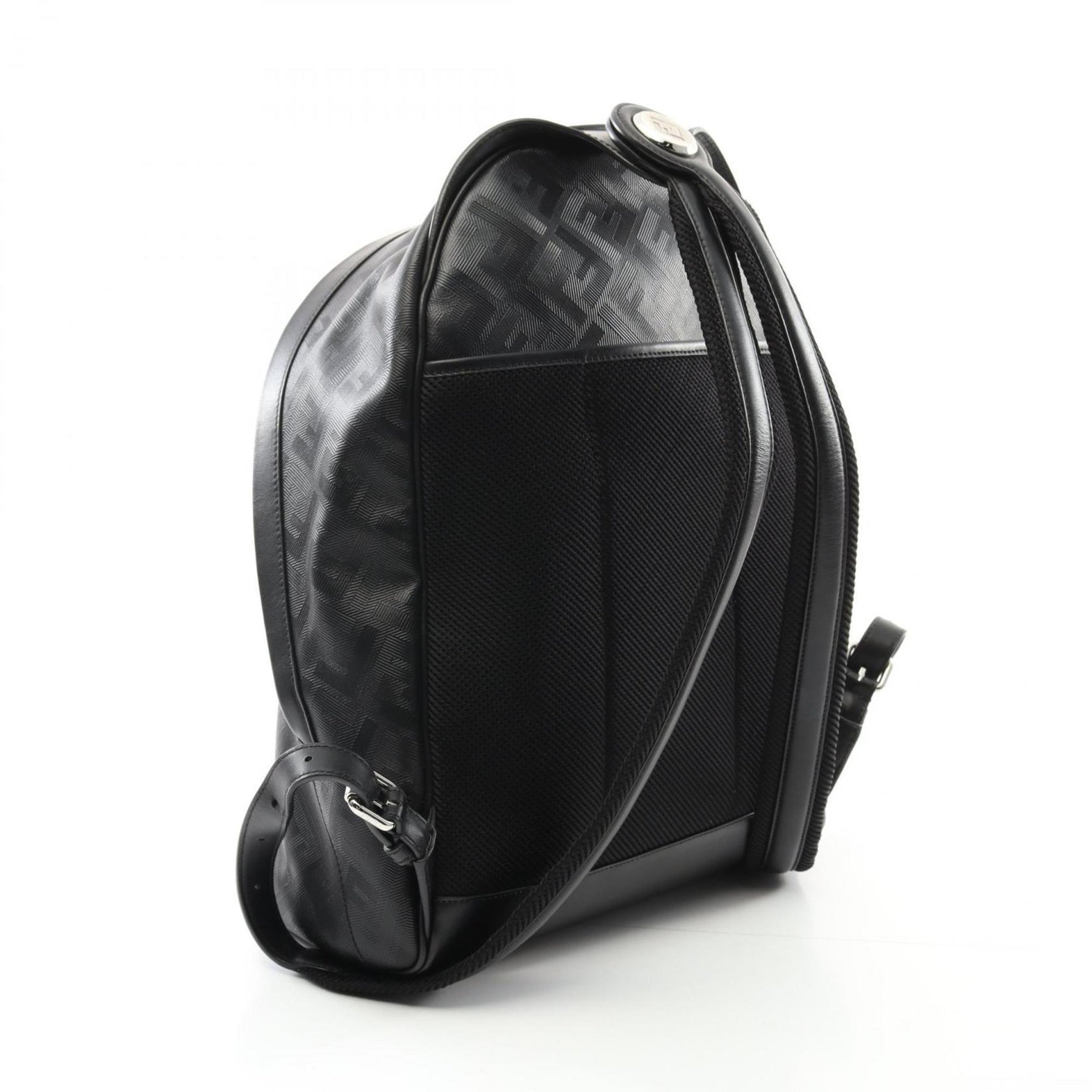 Fendi Chiodo Shadow Diagonal Backpack, Leather, APDO