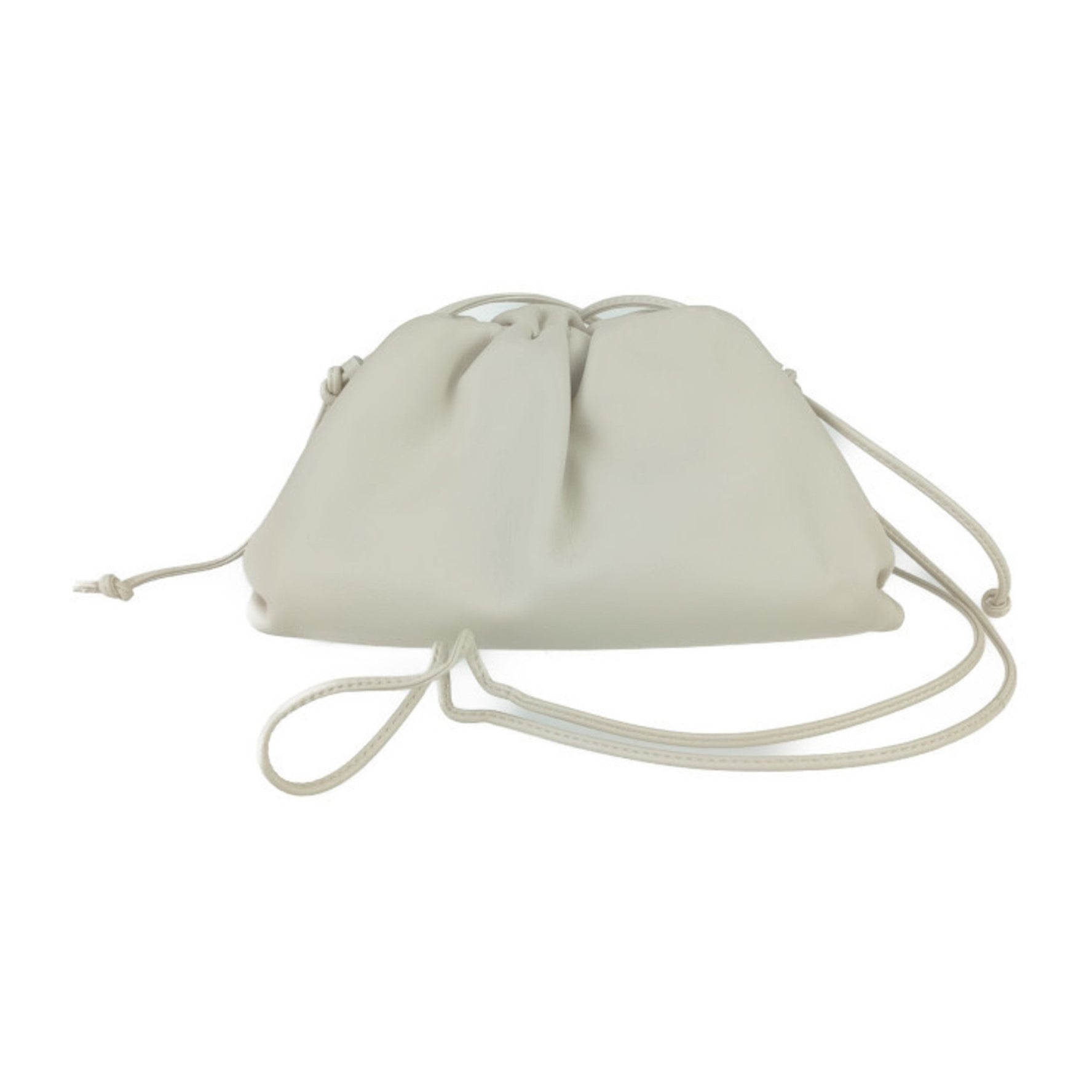 BOTTEGA VENETA Bottega Veneta Shoulder Bag Mini The Pouch VCP40 PLASTER Light Beige Leather Women's Clutch