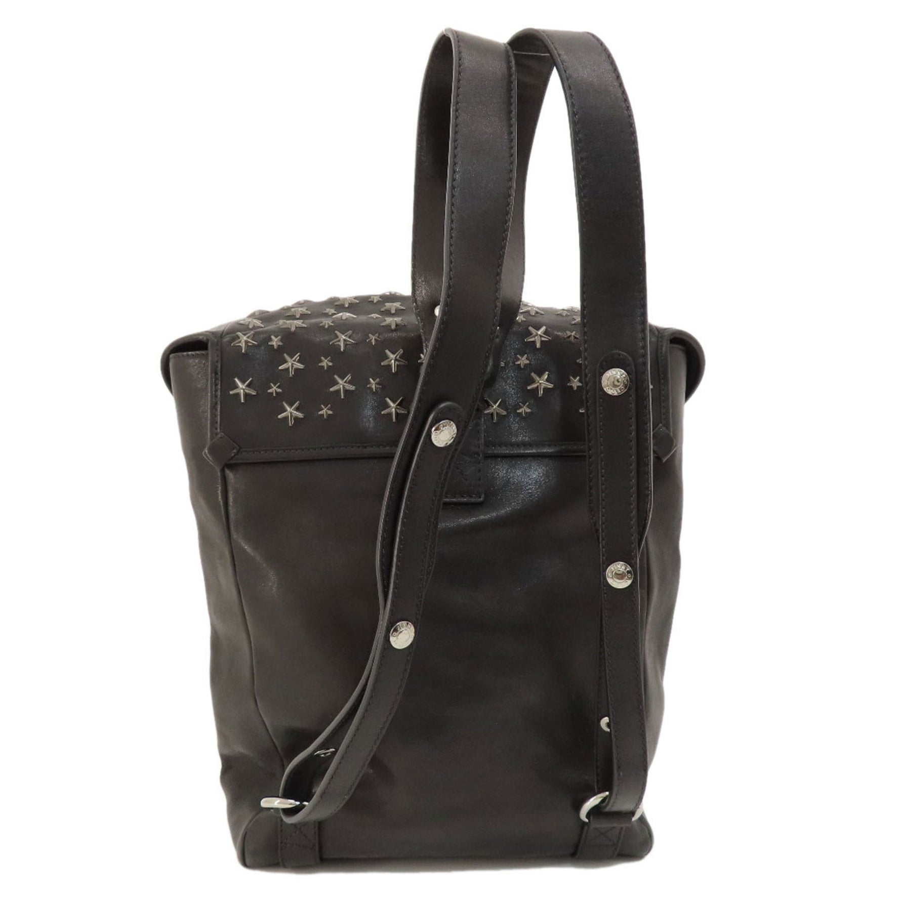 Jimmy Choo Floyd Star Motif Backpack/Daypack Leather