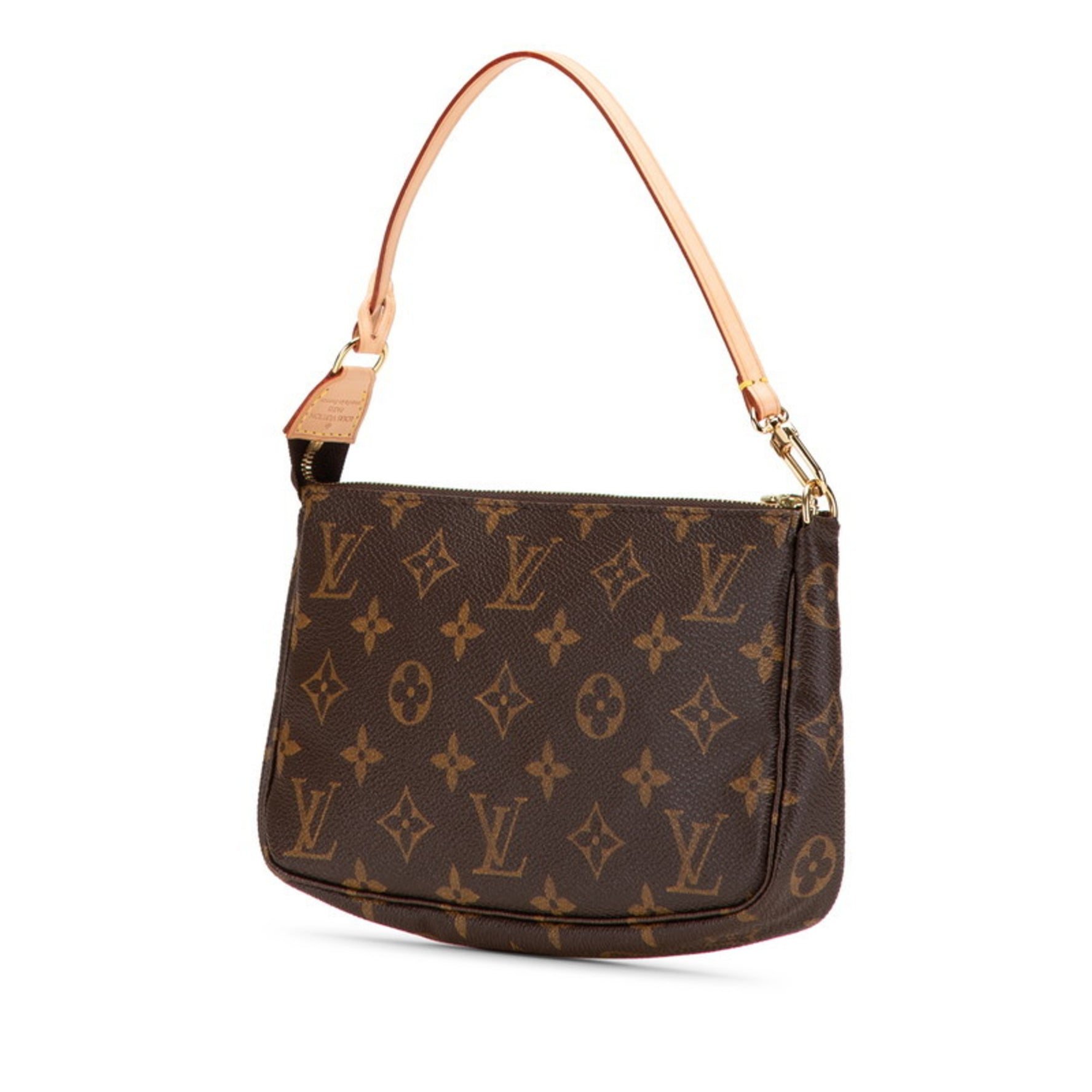Louis Vuitton Monogram Pochette Accessoires Handbag PVC Leather