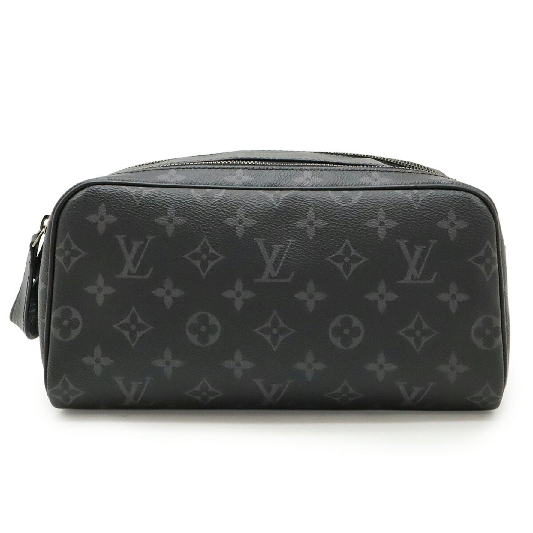 LOUIS VUITTON Monogram Eclipse Dopp Kit Second Bag, Clutch Handbag, Pouch