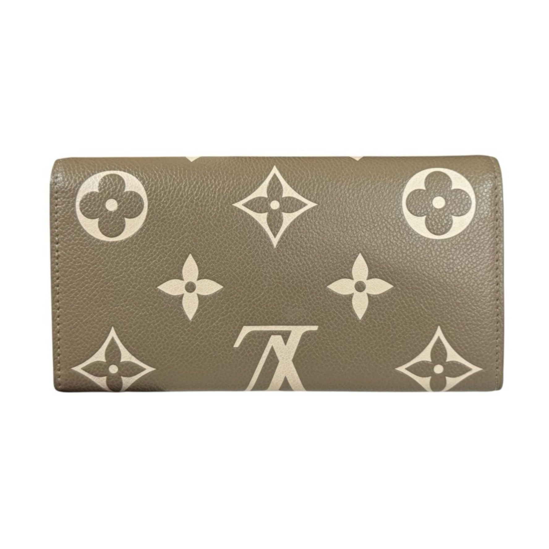 Louis Vuitton Portefeuille Sarah NM Two-Tone Monogram Empreinte Long Wallet LOUIS VUITTON