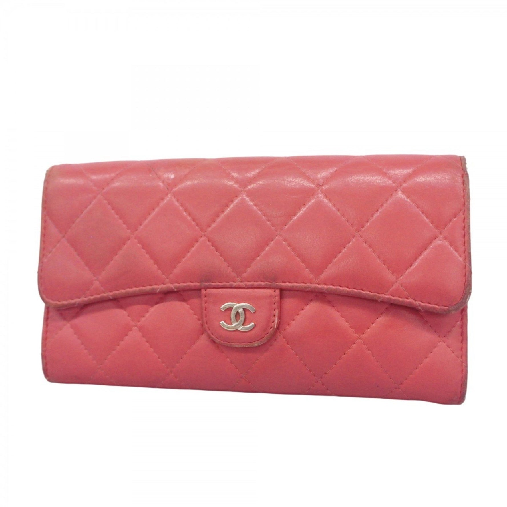 Chanel Matelasse Lambskin Long Wallet