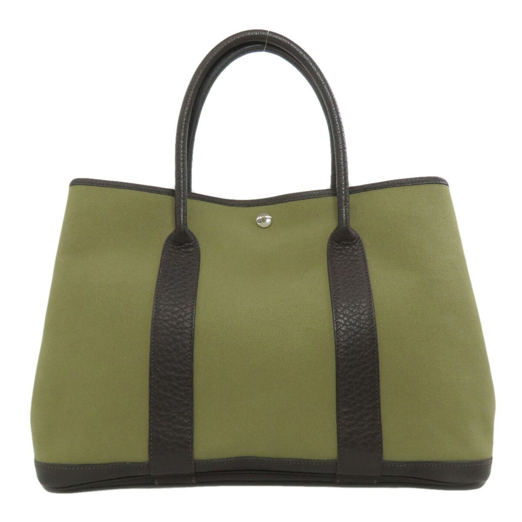Hermes Garden PM Tote Bag Toile Officier Women's HERMES