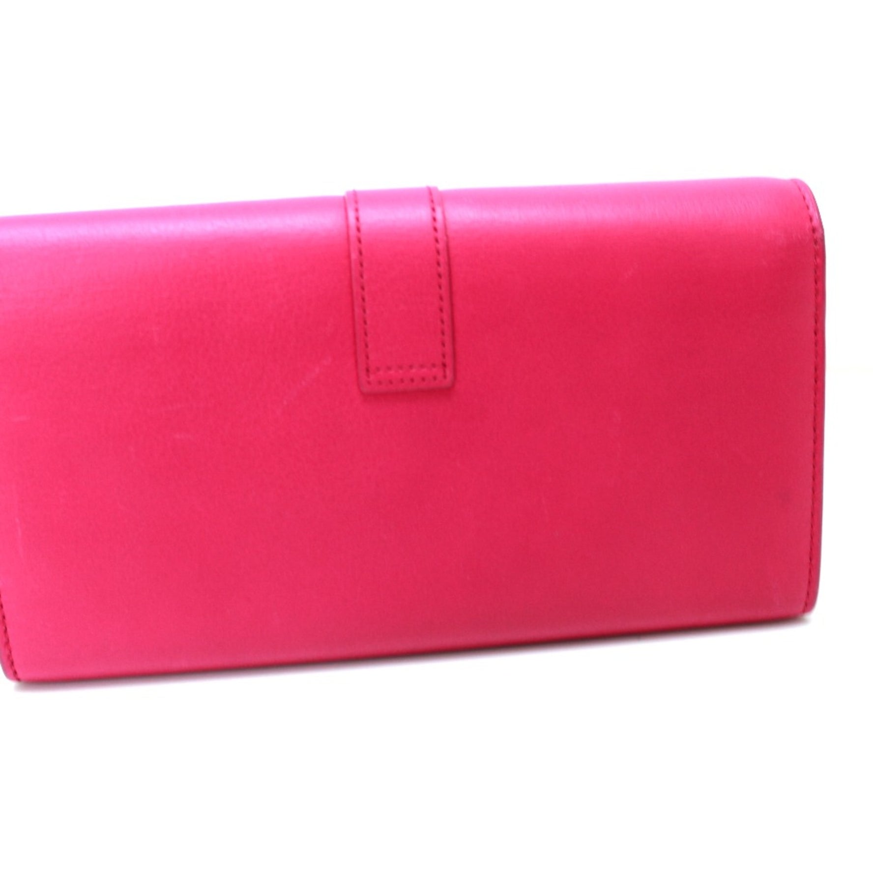 Saint Laurent Paris Y line Long Wallet pink