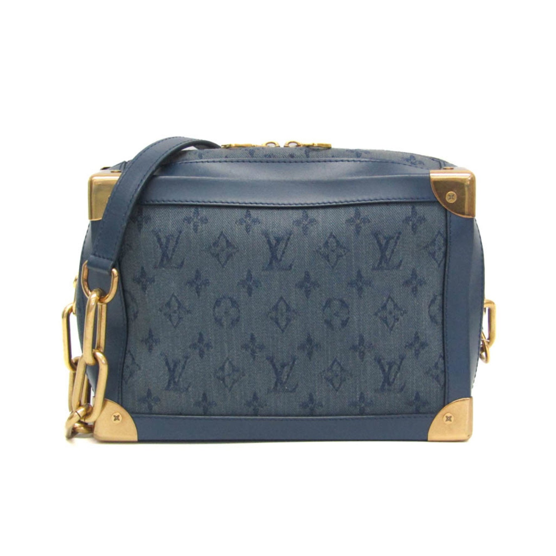 Louis Vuitton Monogram Denim Soft Trunk Shoulder Bag