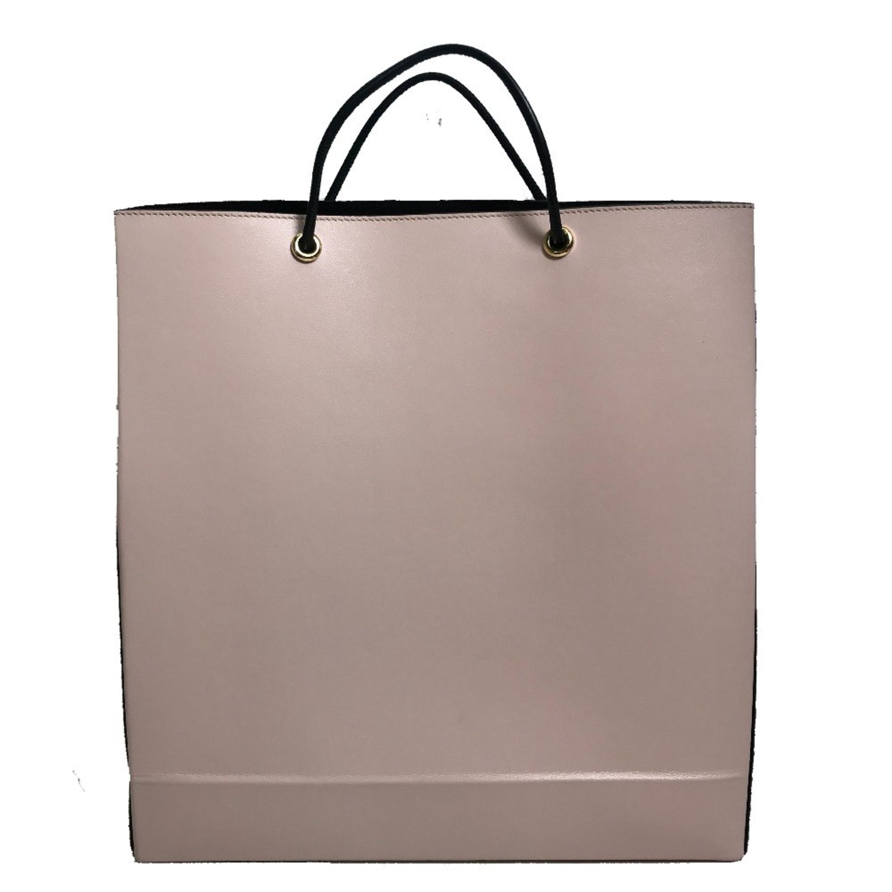 FENDI Shoulder Bag/Shopping Bag/Medium Tote Bag in Leather (Pink Beige/Light Pink)