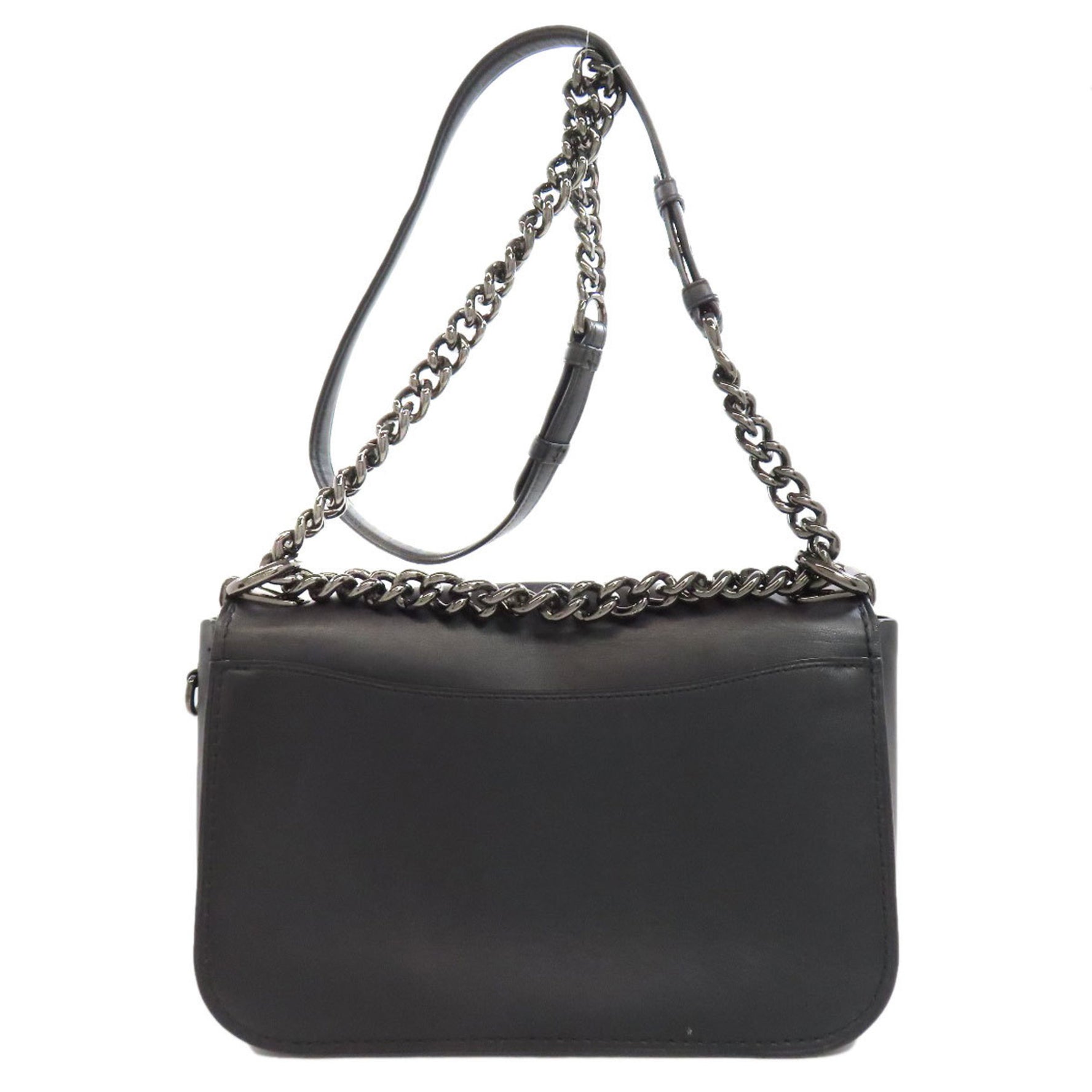 Coach Chain Shoulder Swagger 25 Bag Leather