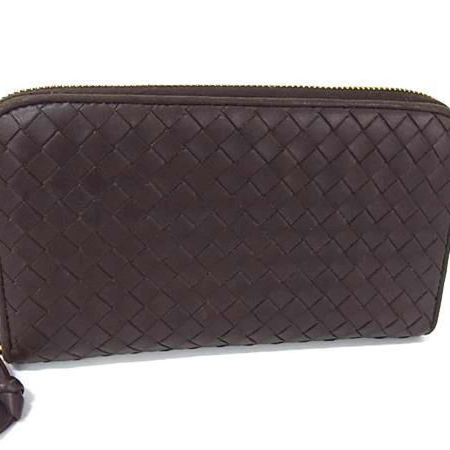 BOTTEGA VENETA Intrecciato Wallet Leather Round Long