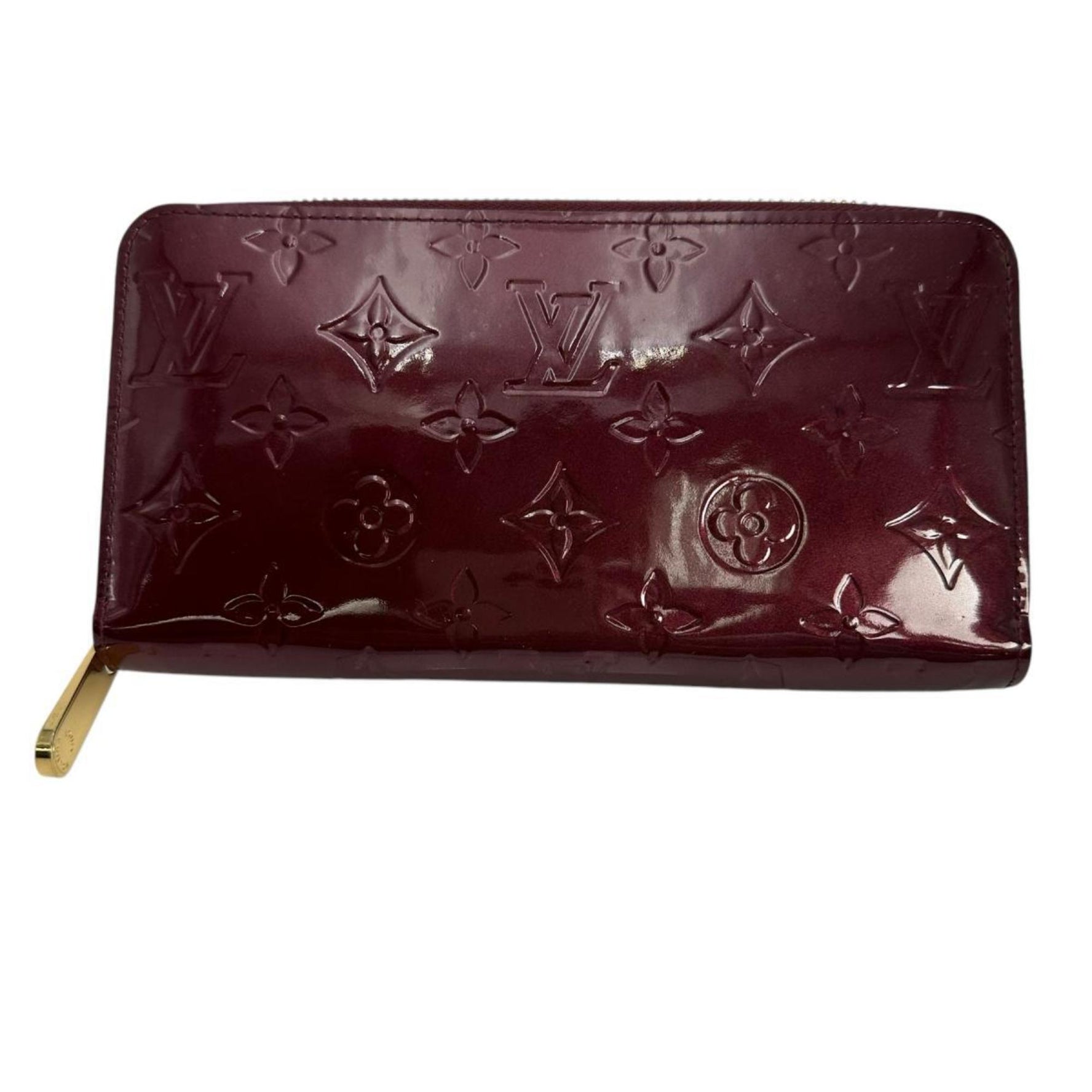Louis Vuitton Long Wallet Round Zipper Monogram Zippy Vernis