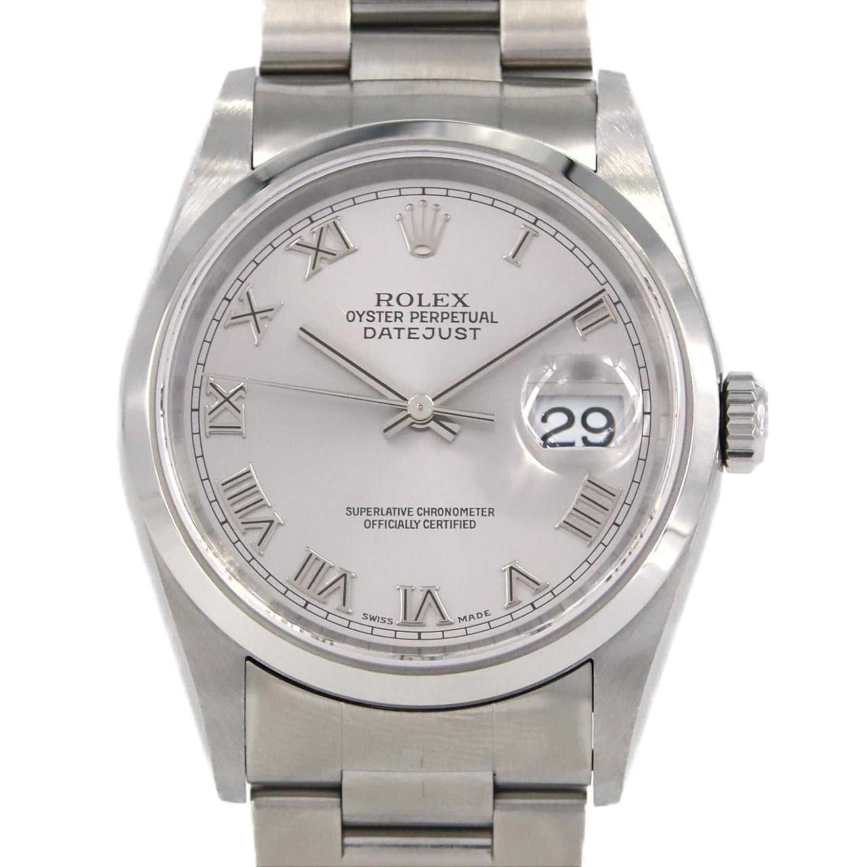 Rolex Datejust SS Wristwatch Automatic Y serial number
