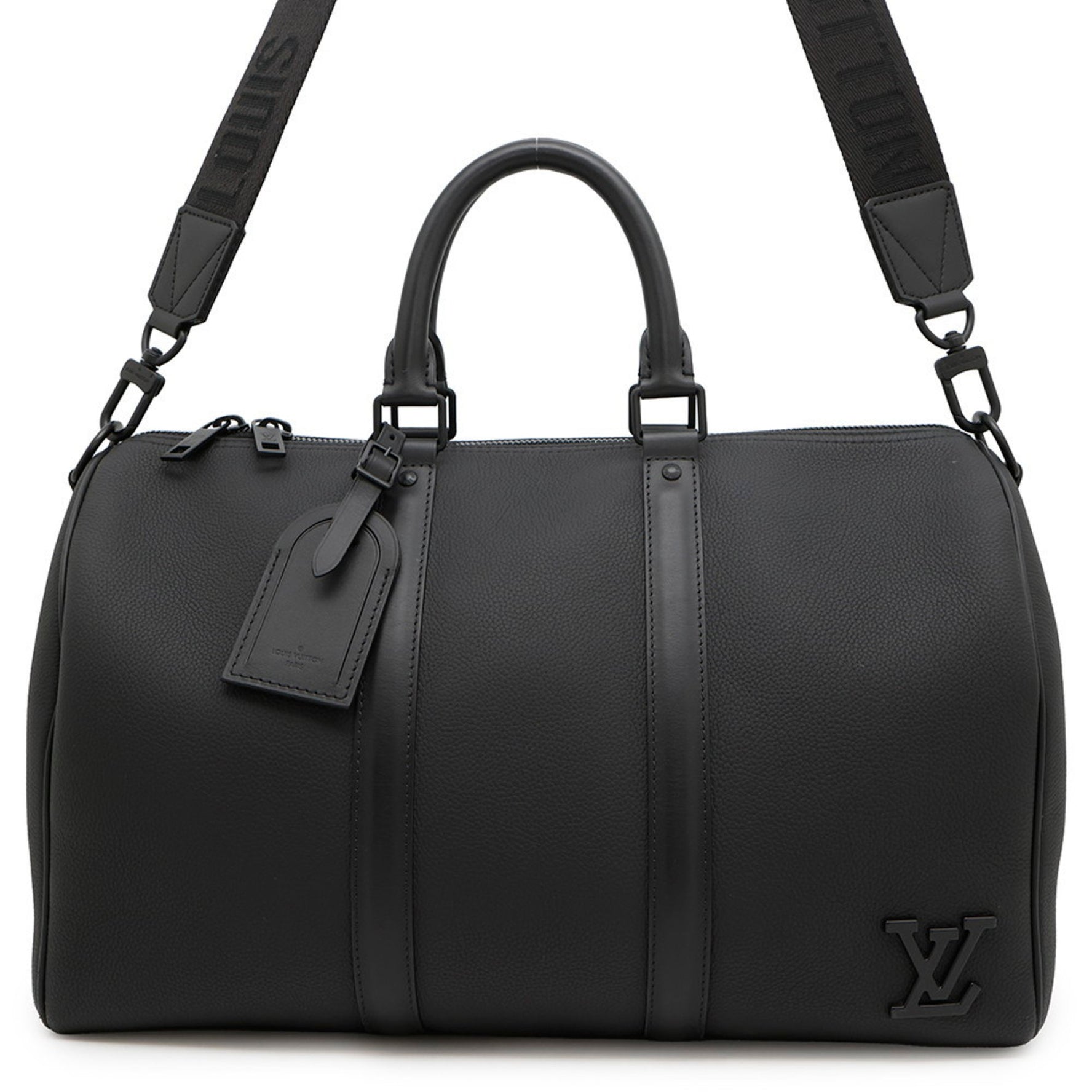 Louis Vuitton Keepall Bandouliere 40 Boston Bag M57088 2-way Shoulder LOUIS VUITTON Black