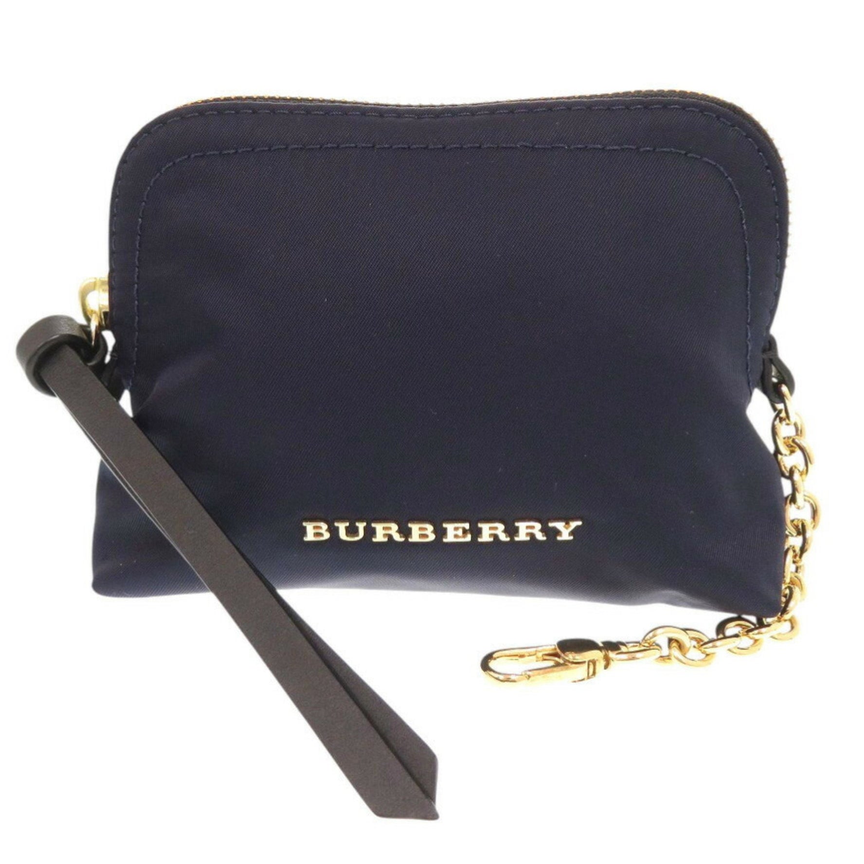 Like new Burberry nylon navy pouch 0489BURBERRY