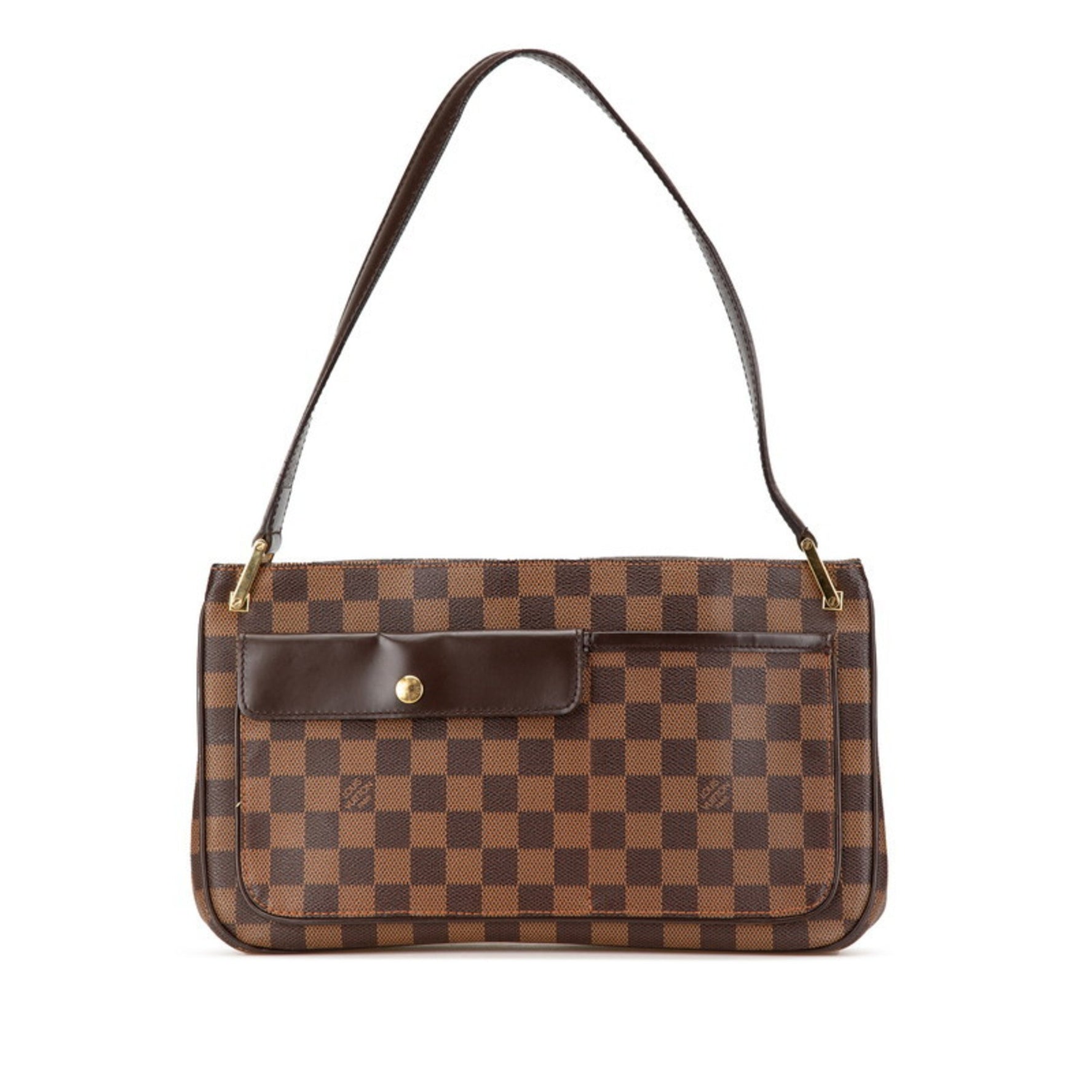 Louis Vuitton Damier Auburn Shoulder Bag PVC Leather