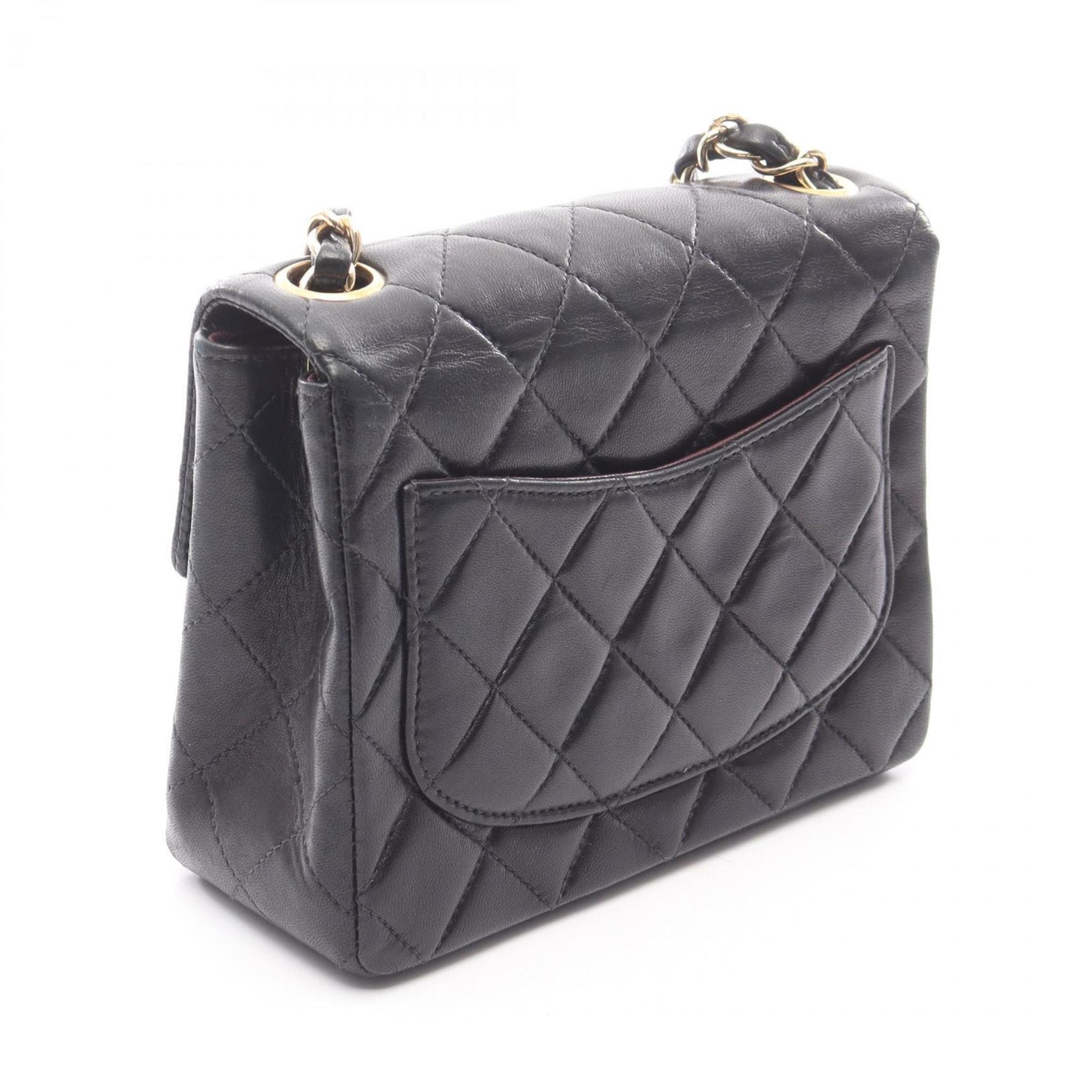 CHANEL Mini Matelasse Shoulder Bag, Lambskin Leather