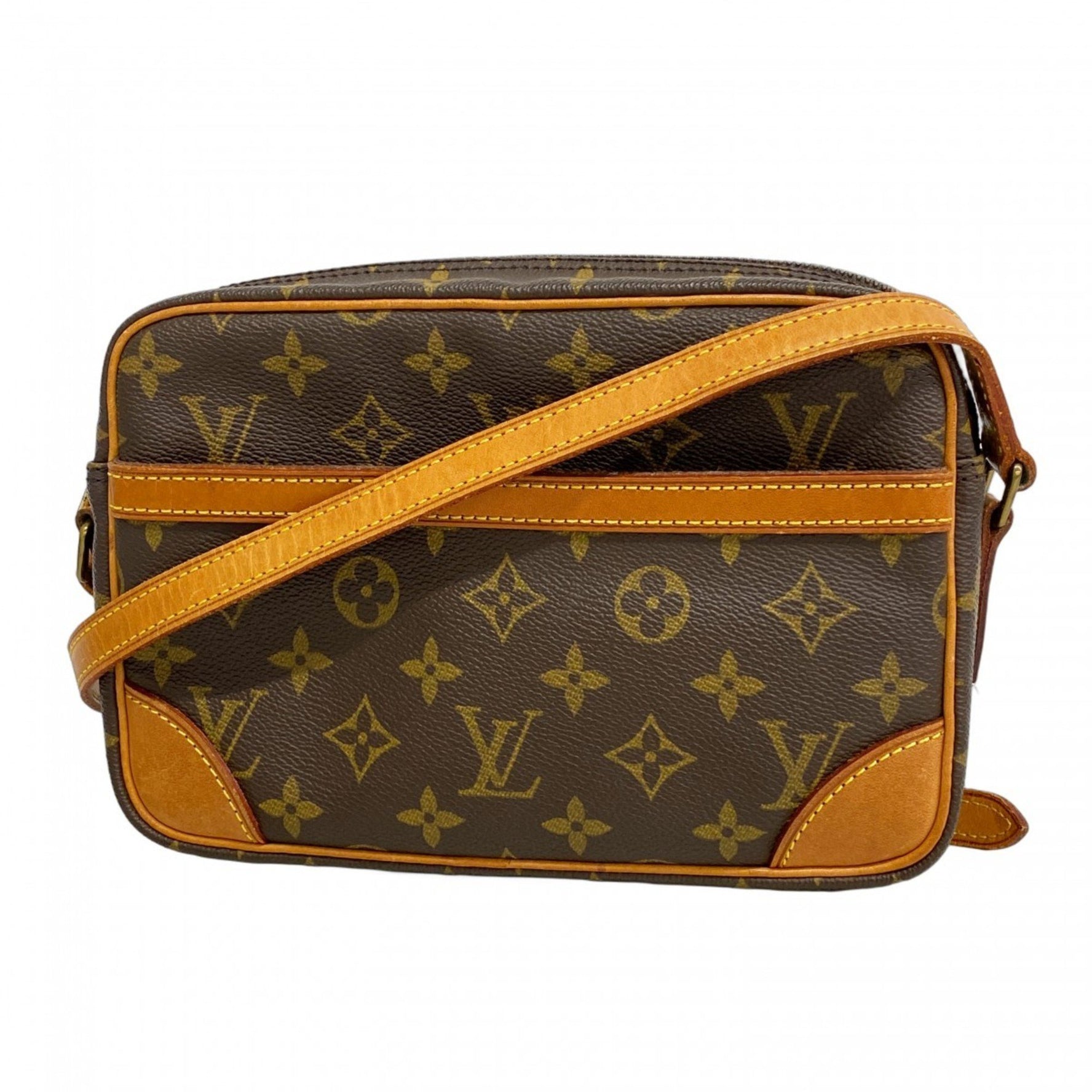 Louis Vuitton Monogram Trocadero 24 Shoulder Bag M51276 Brown Women's