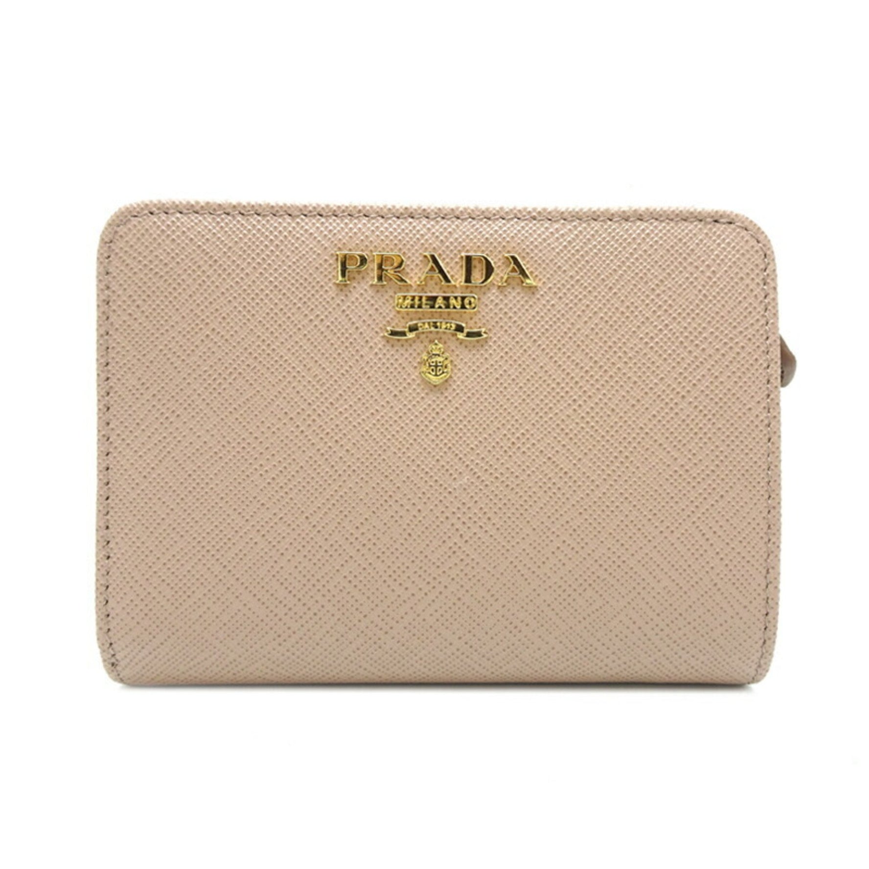Prada Bifold Wallet Saffiano Leather CIPRIA (Beige)
