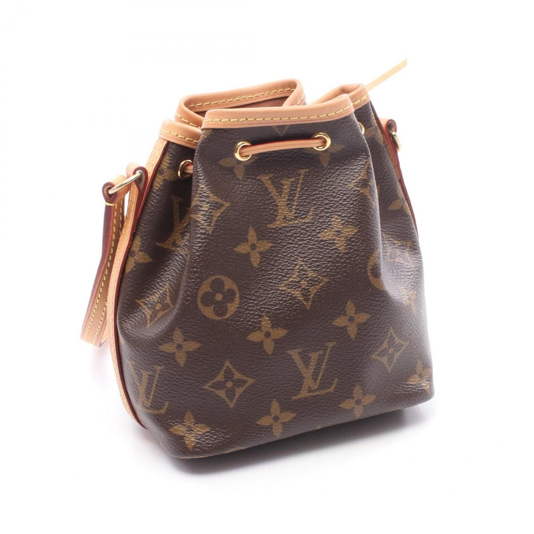 Louis Vuitton Nano Noe Monogram Shoulder Bag, Coated Canvas and Leather