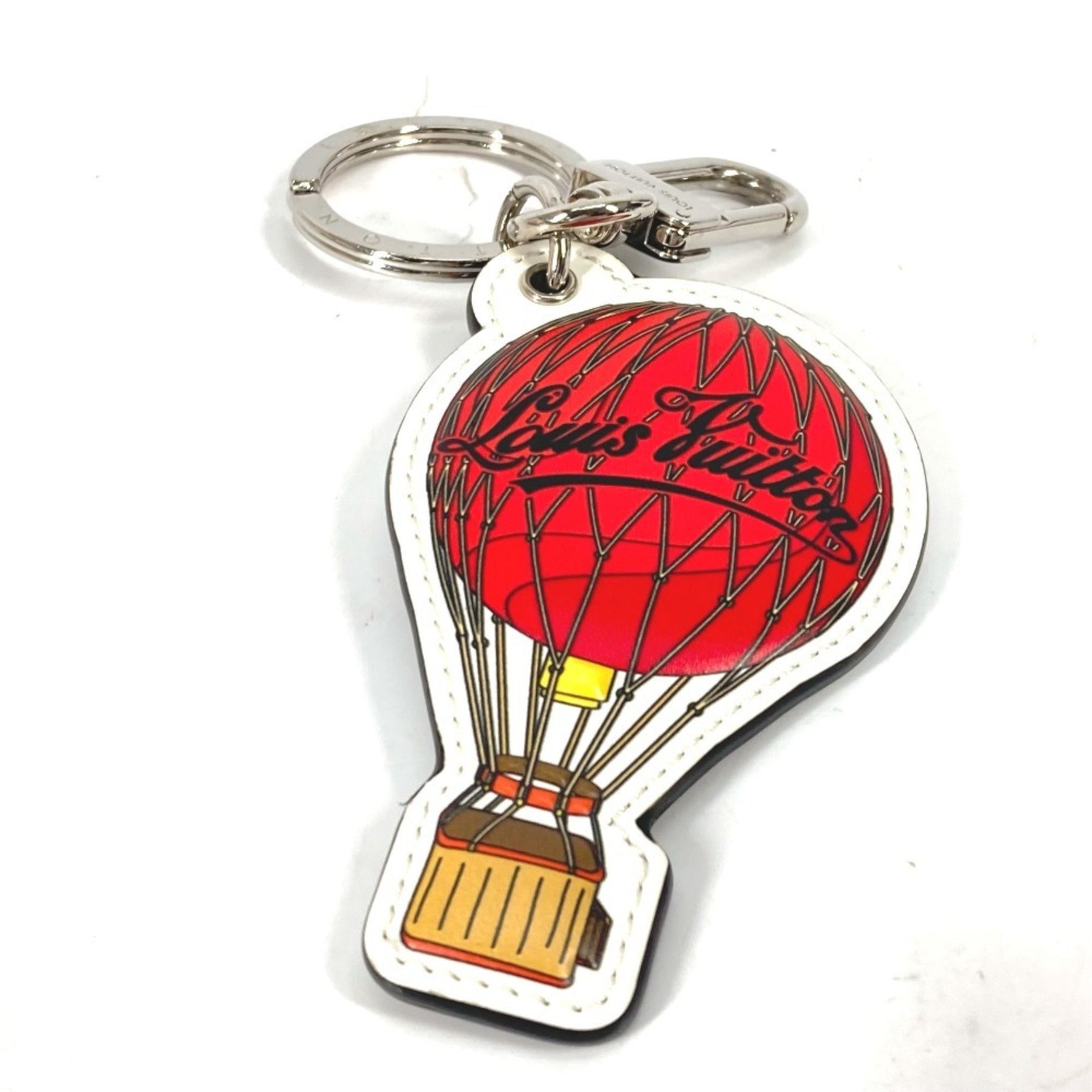 LOUIS VUITTON M68668 Damier Graphite Porte-Clés Illustre Balloon Bag Charm Keychain Leather Men's Brown