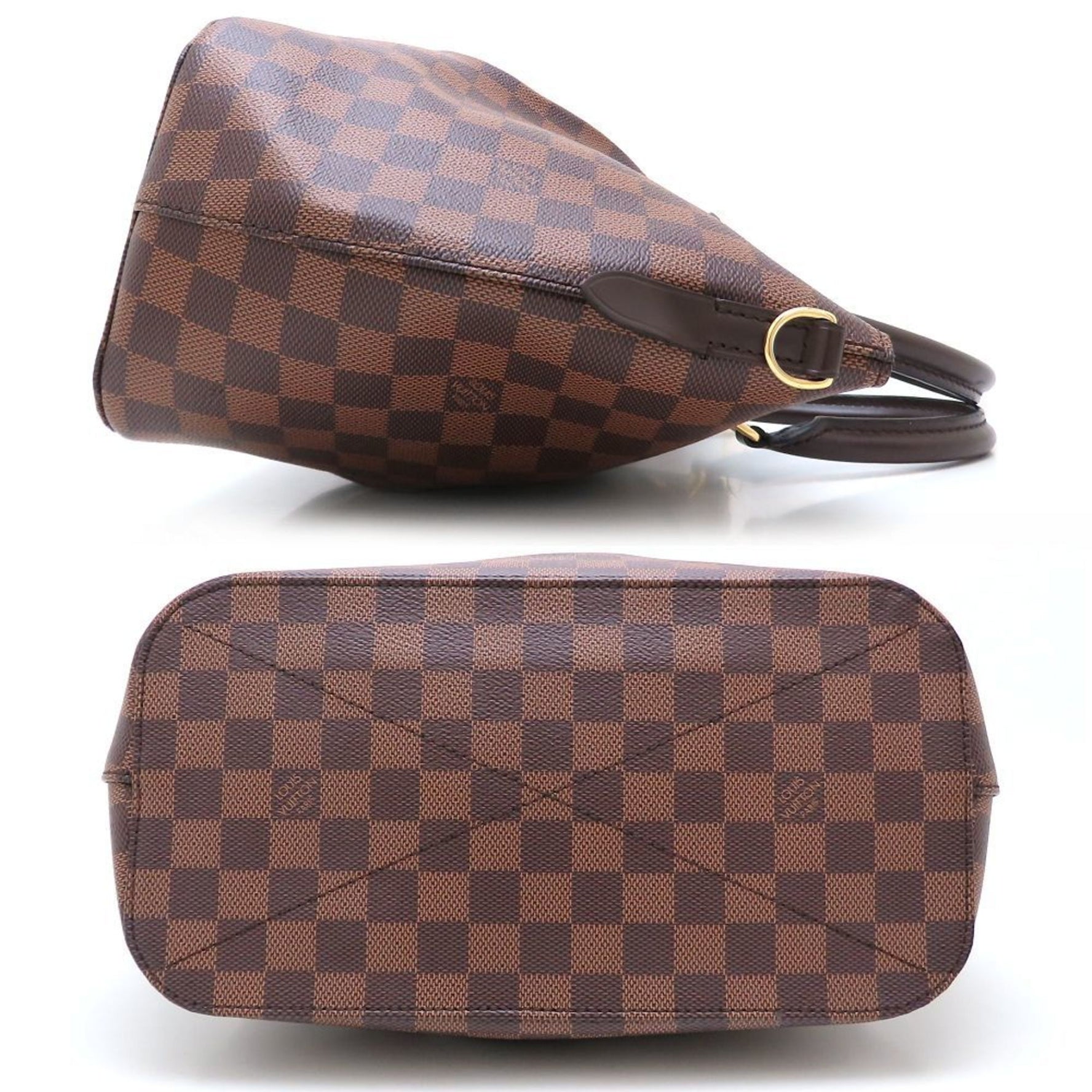 LOUIS VUITTON Damier Sienna MM Handbag Ebene