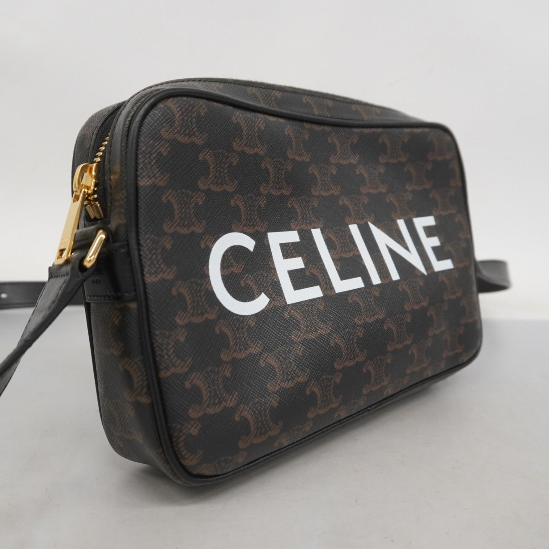 Celine Triomphe Medium Shoulder Bag in