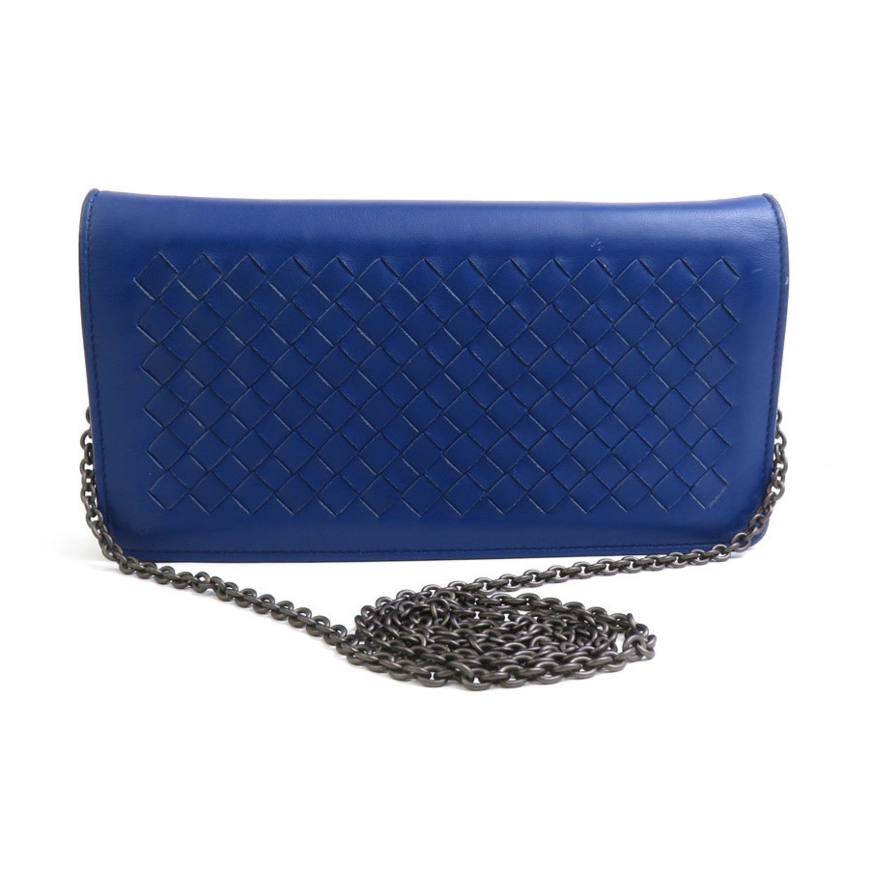BOTTEGA VENETA Wallet Chain Intrecciato Leather