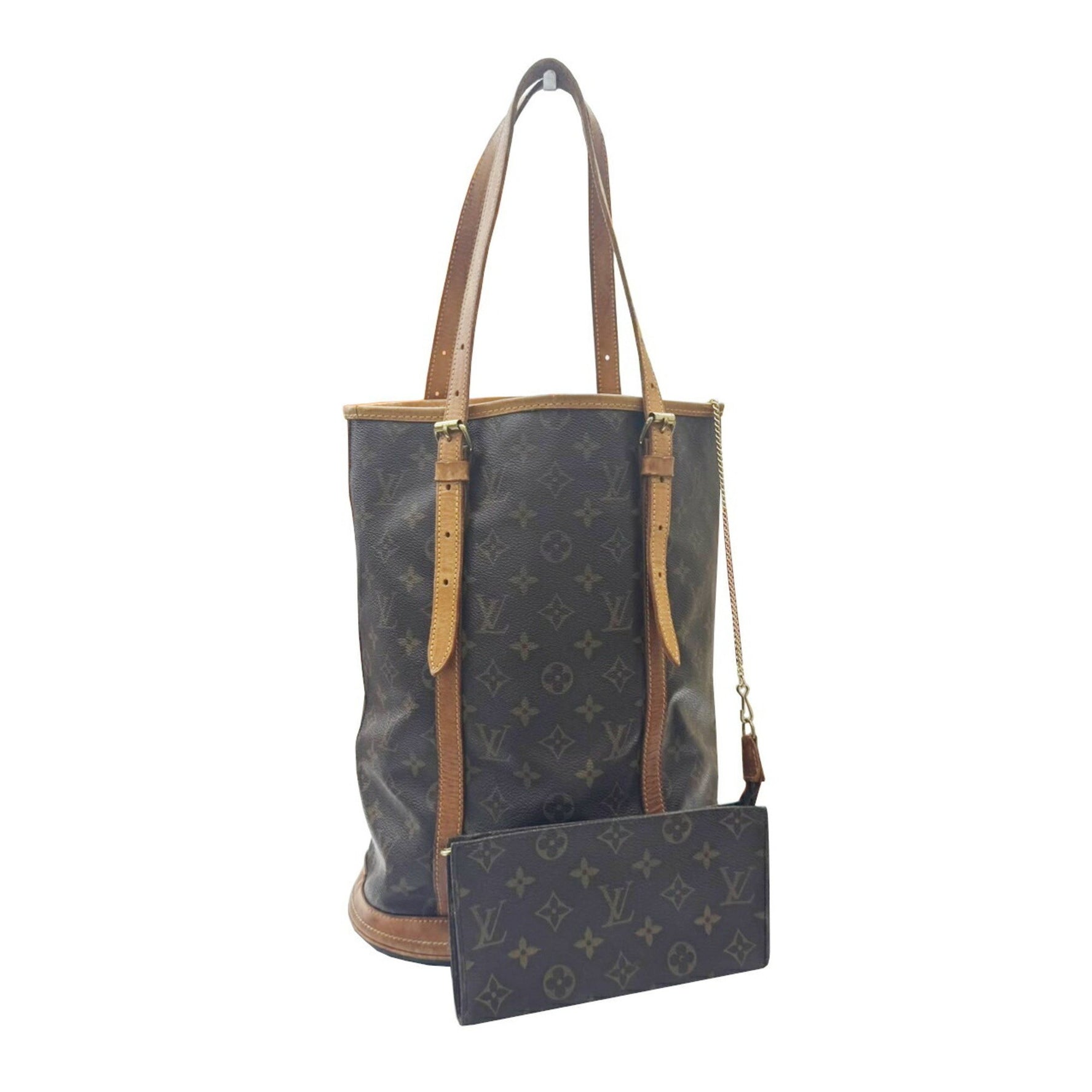 Louis Vuitton Monogram Bucket GM Tote Bag Shoulder