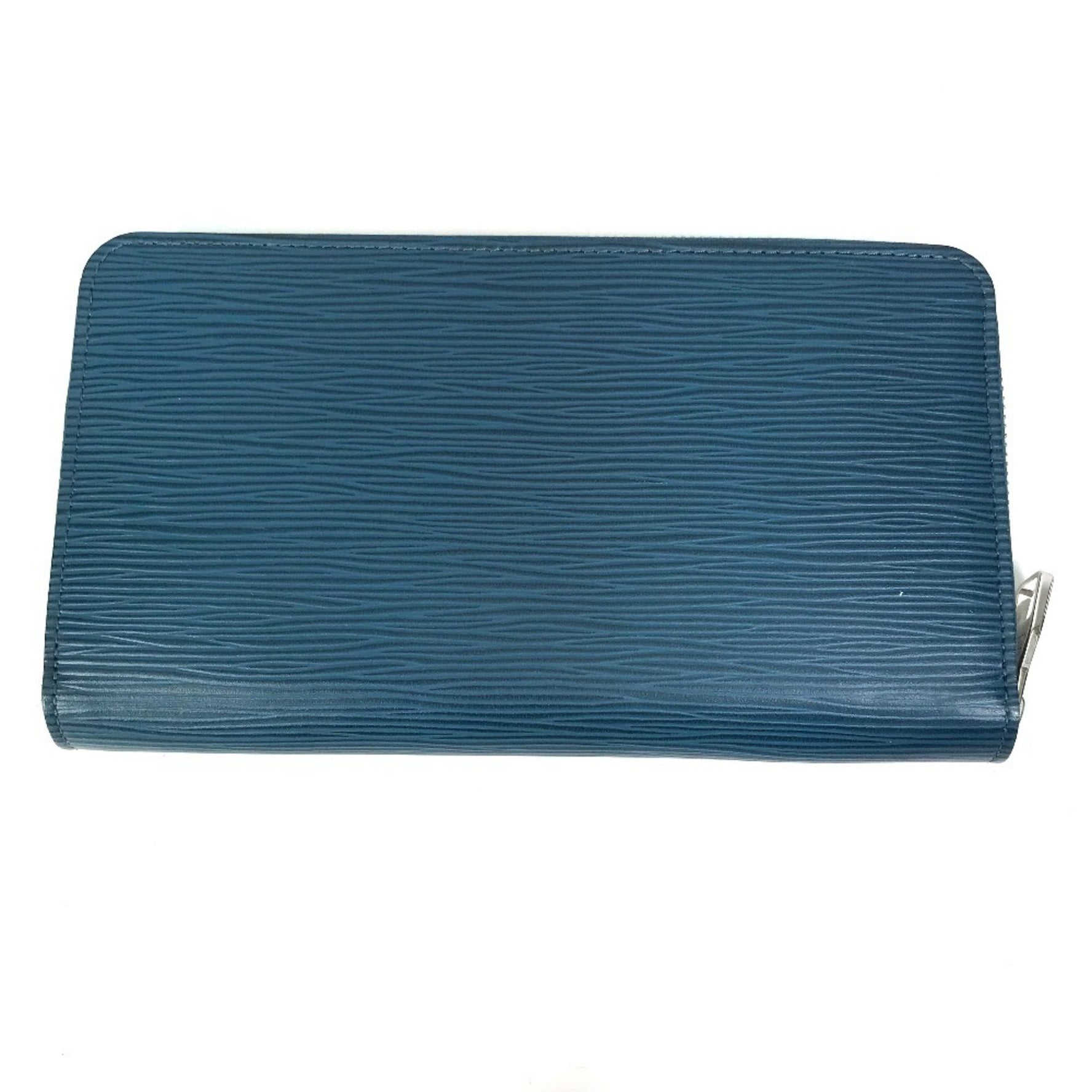 LOUIS VUITTON M60619 Epi Zippy Organizer Long Wallet in Leather, Men's, Navy