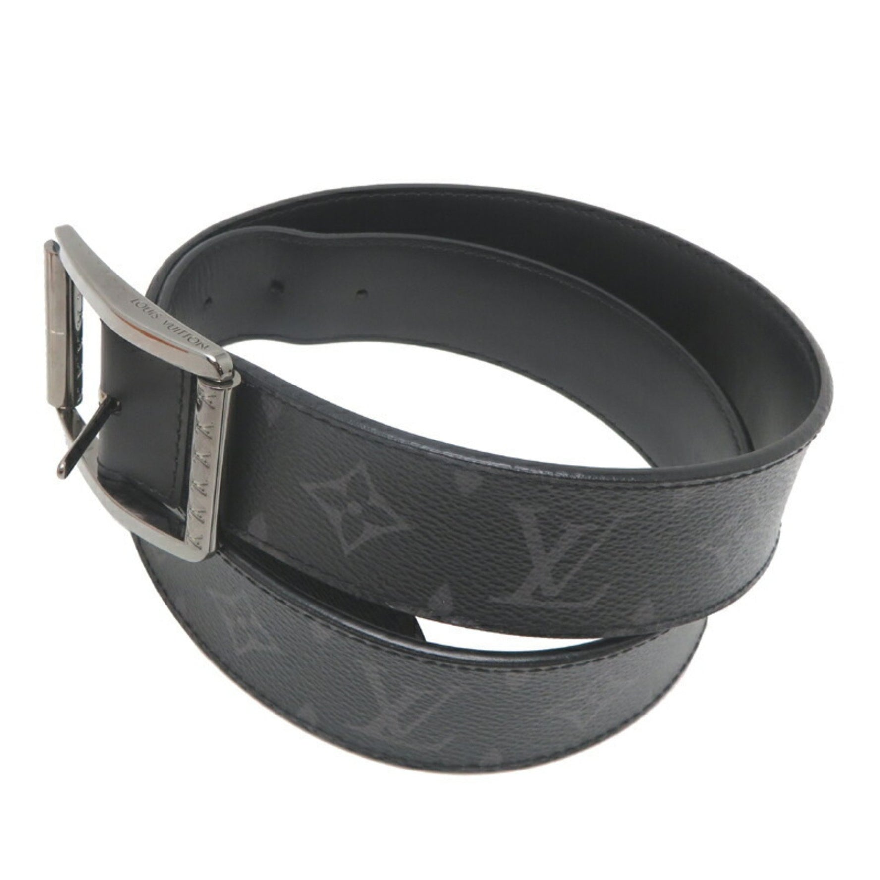 Louis Vuitton Santur Reverso #90 Belt Monogram Eclipse