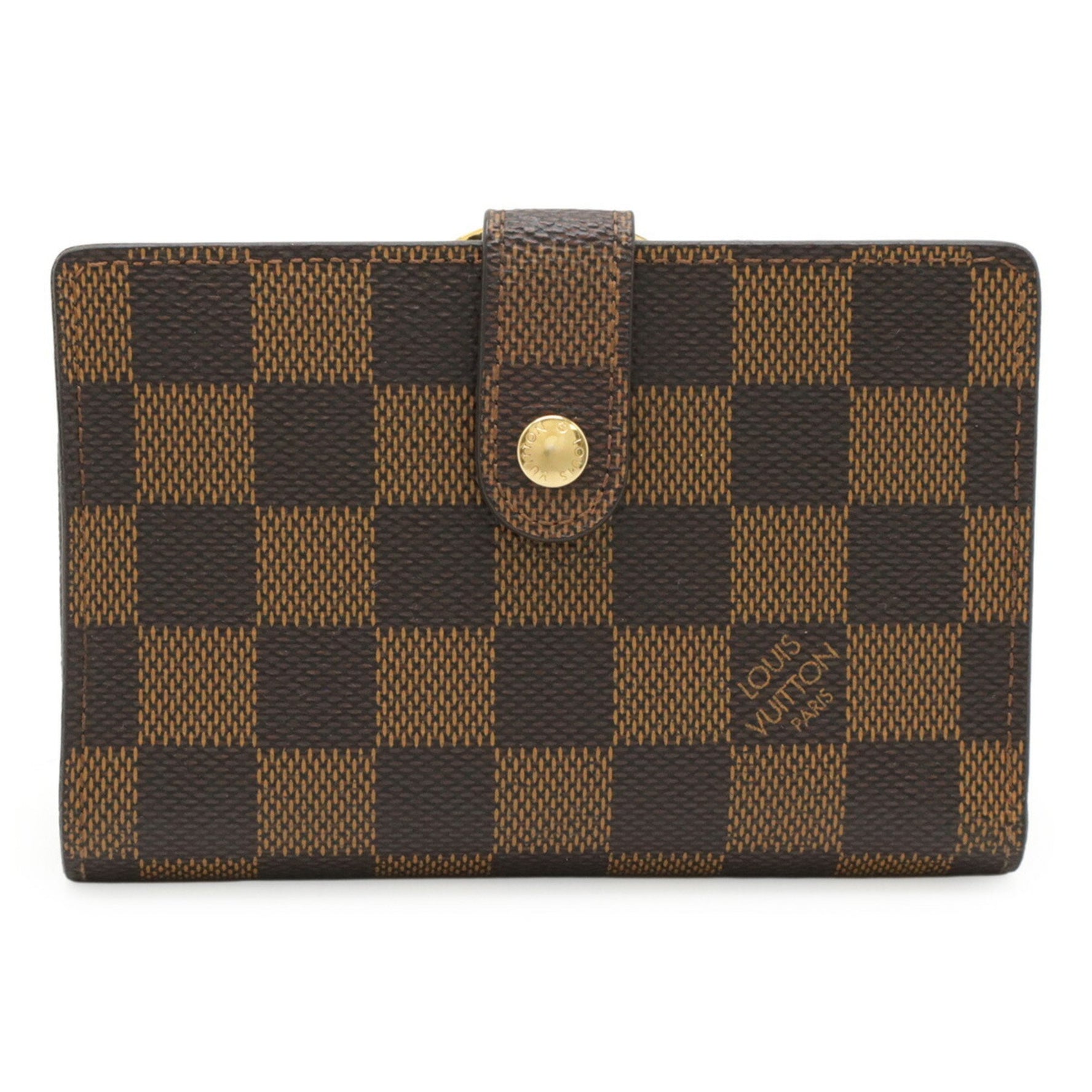 Louis Vuitton Damier Portefeuille Viennois Bi-fold Wallet with Initials