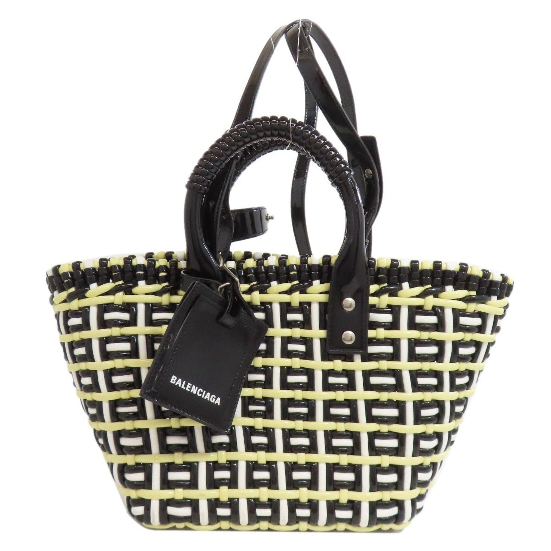 Balenciaga Bistro XS Enamel Handbag