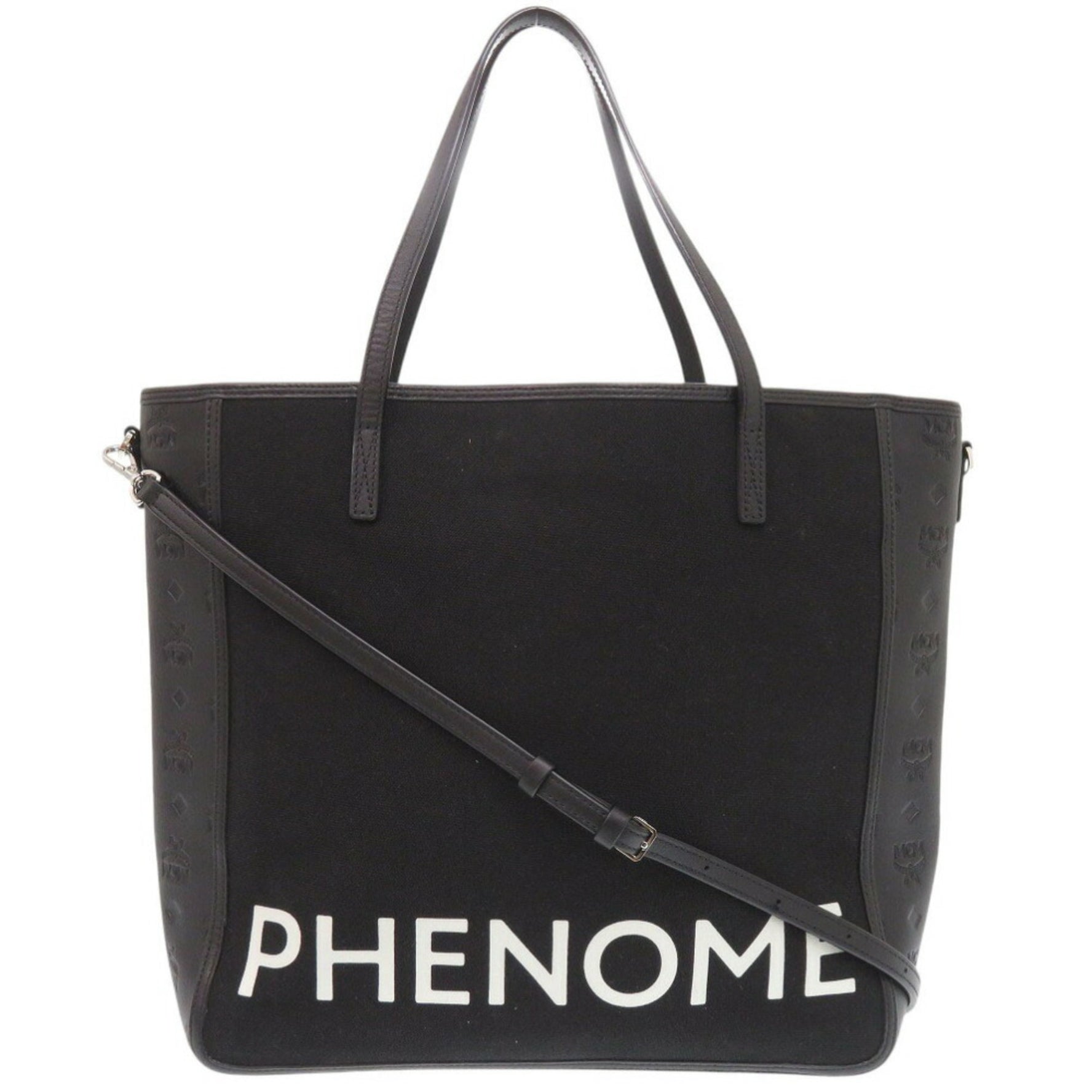 MCM PHENOMENON+MCM Canvas/Leather Tote Bag