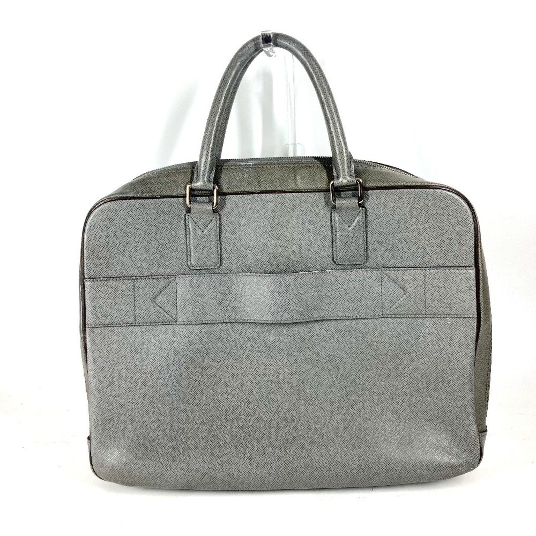 Louis Vuitton Taiga Neo Igor Handbag Bag Tote Document Business Leather Men's Glacier Gray