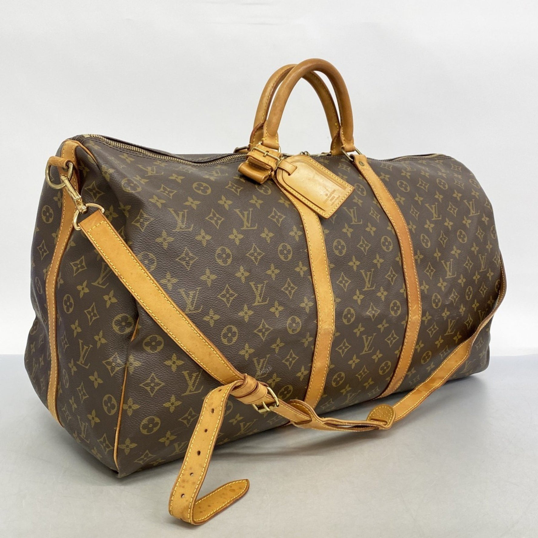 Louis Vuitton Monogram Keepall Bandouliere 60 Boston Bag Men's and
