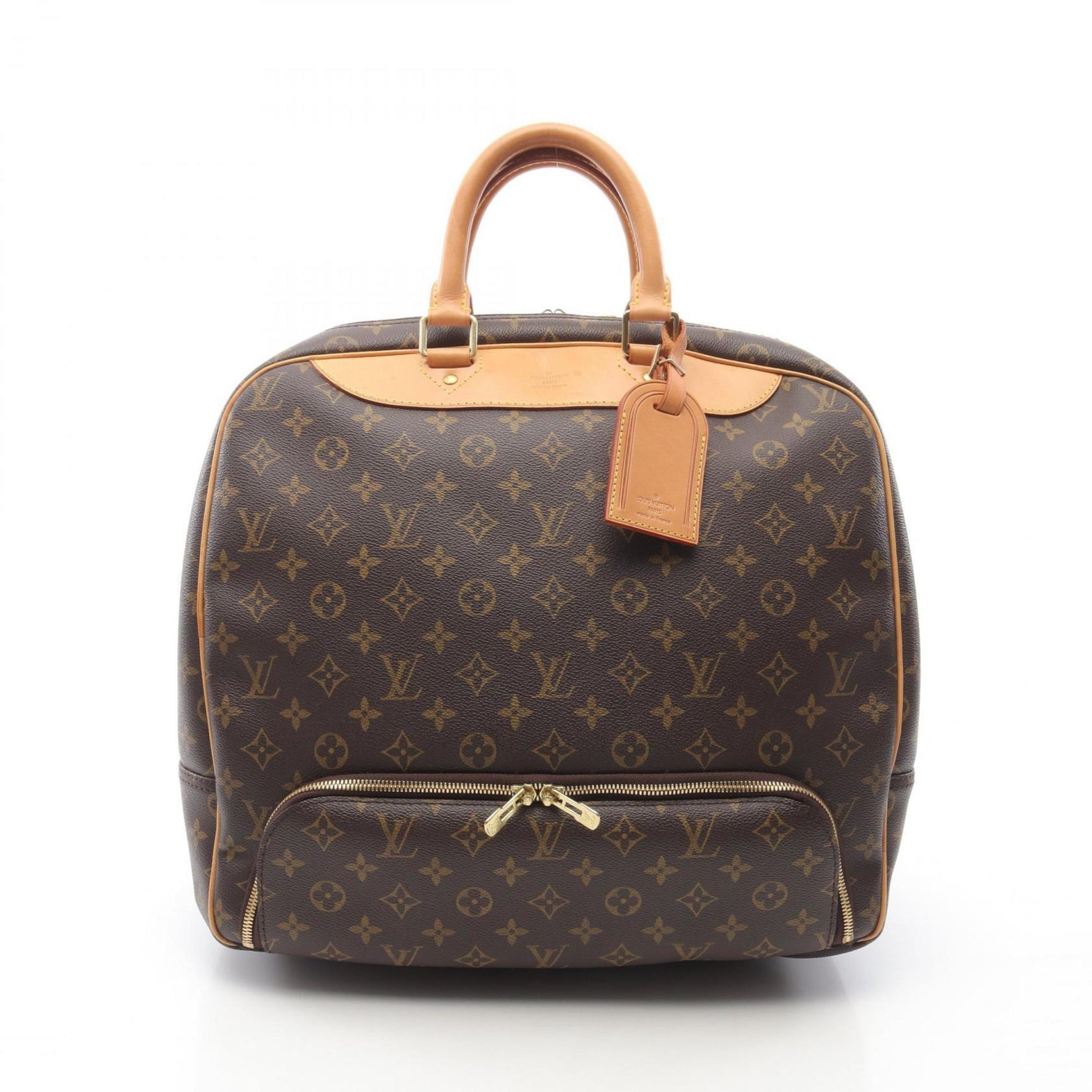Louis Vuitton Evazion Boston Bag, PVC-Coated Canvas and Leather, Monogram, Men's/Women's