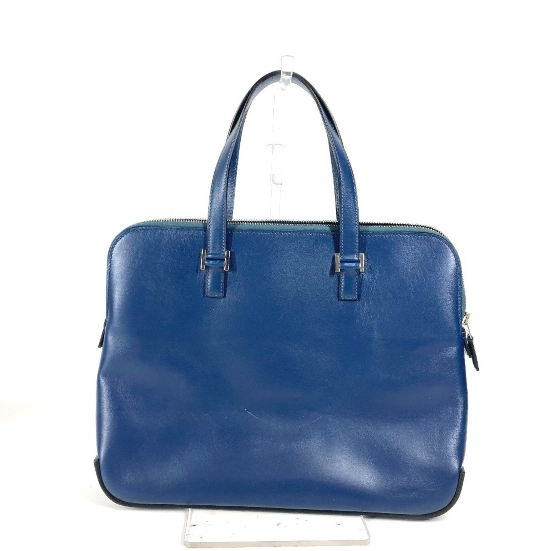 HERMES Escapeada Tote Bag Handbag Briefcase Business Box Calf Men's