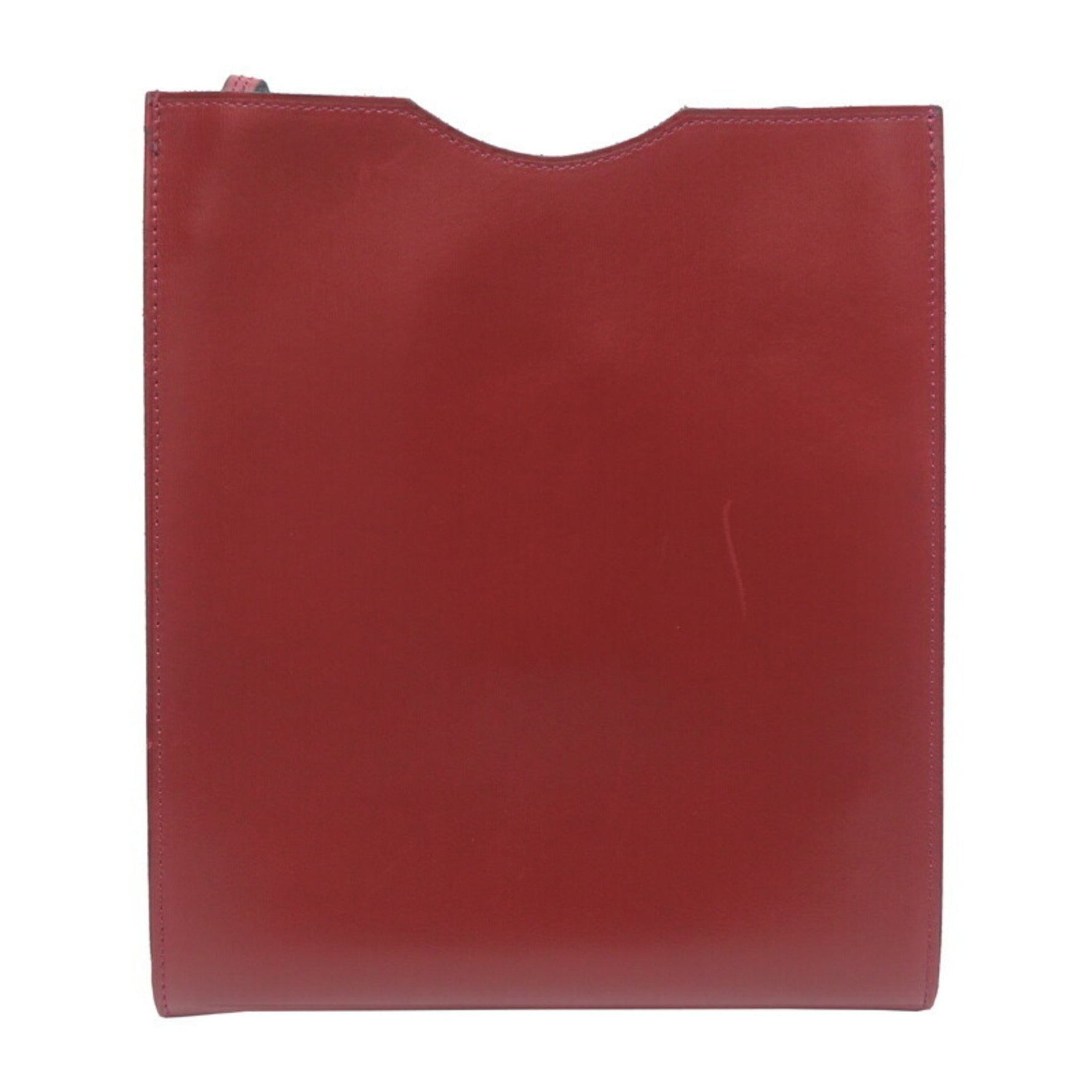 Hermes Onimetu and Men's Shoulder Bag Boxcalf Bordeaux (Red)